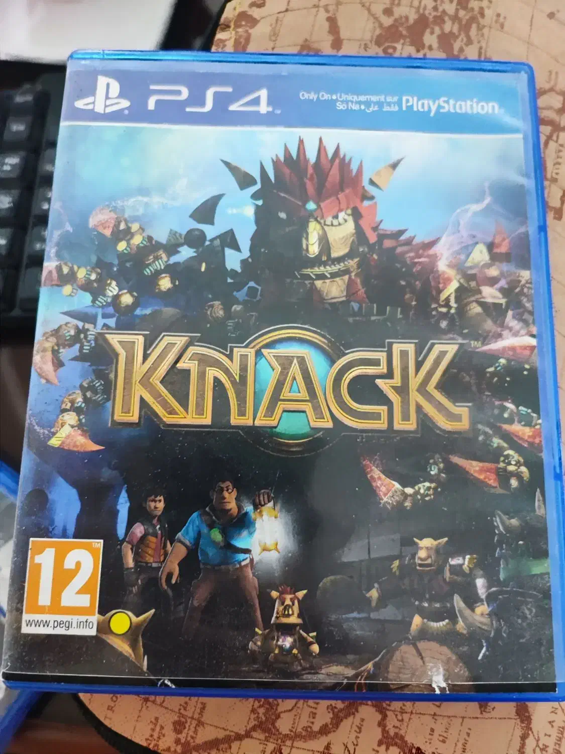 دیسک بازی ps4 کناک knack|کنسول، بازی ویدئویی و آنلاین|قم, باجک دو|دیوار
