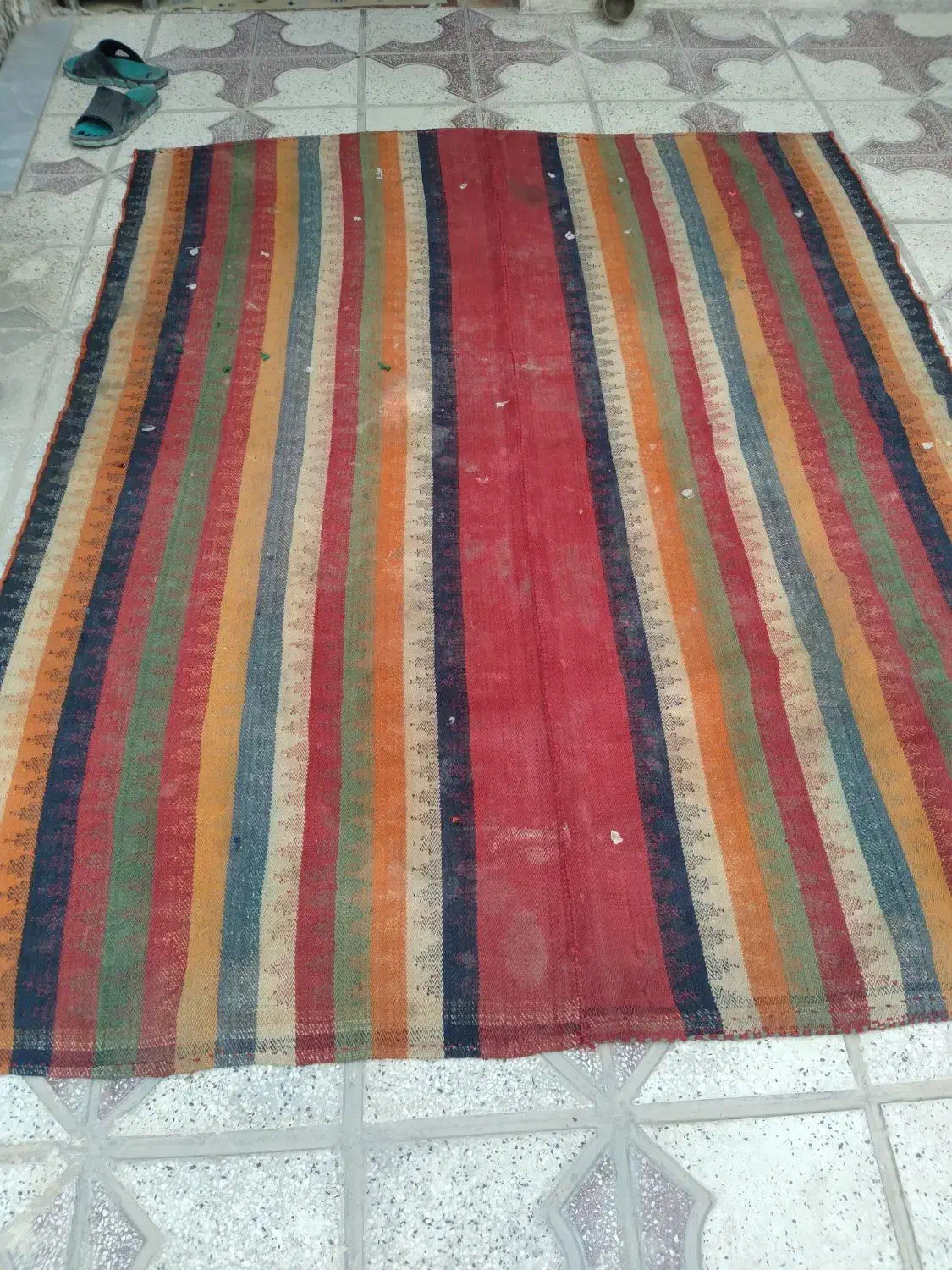 جاجیم|گلیم، جاجیم، گبه|شیراز, بالا کفت|دیوار