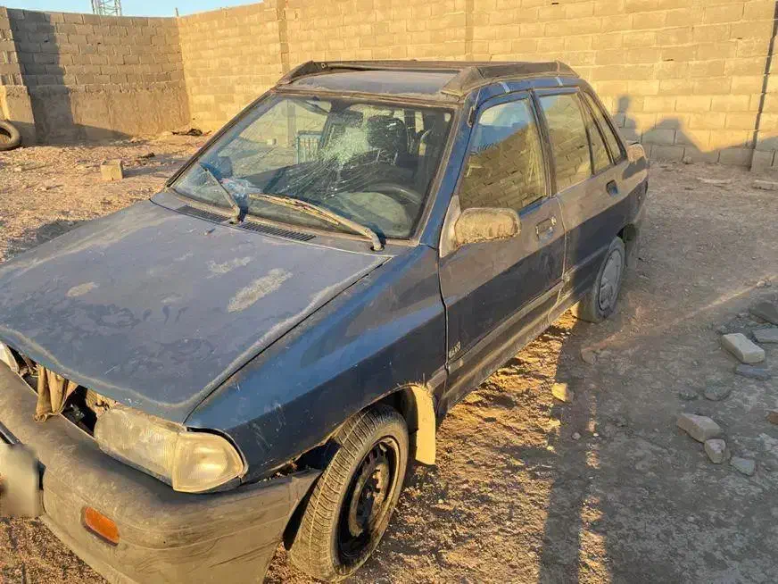 پراید تصادفی مدل ۸۴ دوگانه سی ان جی|خودرو سواری و وانت|شهرضا, |دیوار