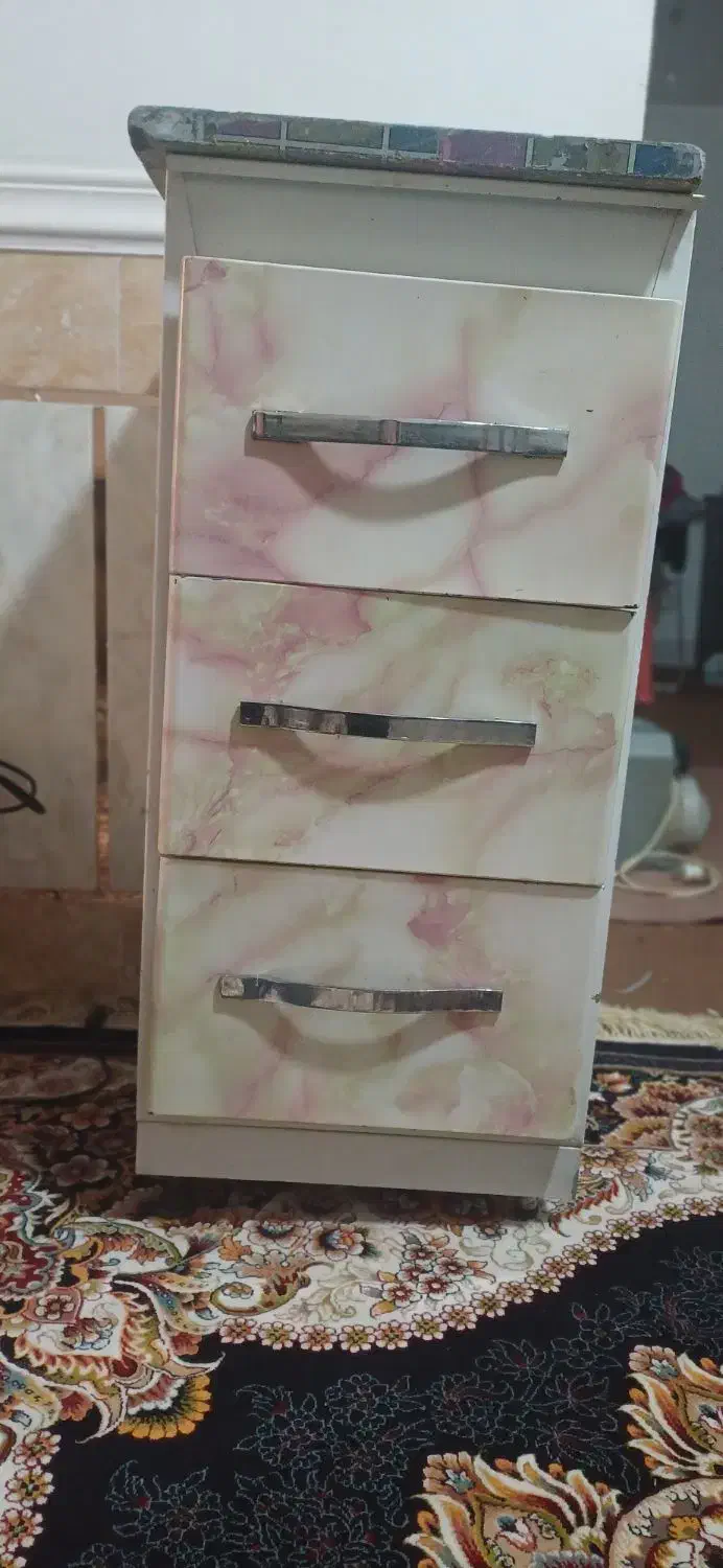 کابینت فلزی ۳کشاب|آب‌چکان و نظم‌دهنده ظروف|شوشتر, |دیوار