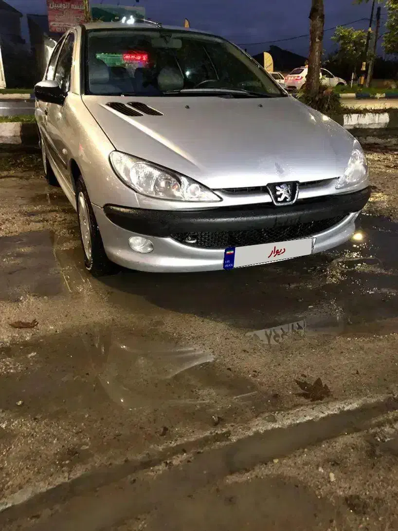 ۲۰۶ مدل ۸۷ تیپ ۲ بدون افتاب سوختگی|خودرو سواری و وانت|رشت, یخسازی|دیوار