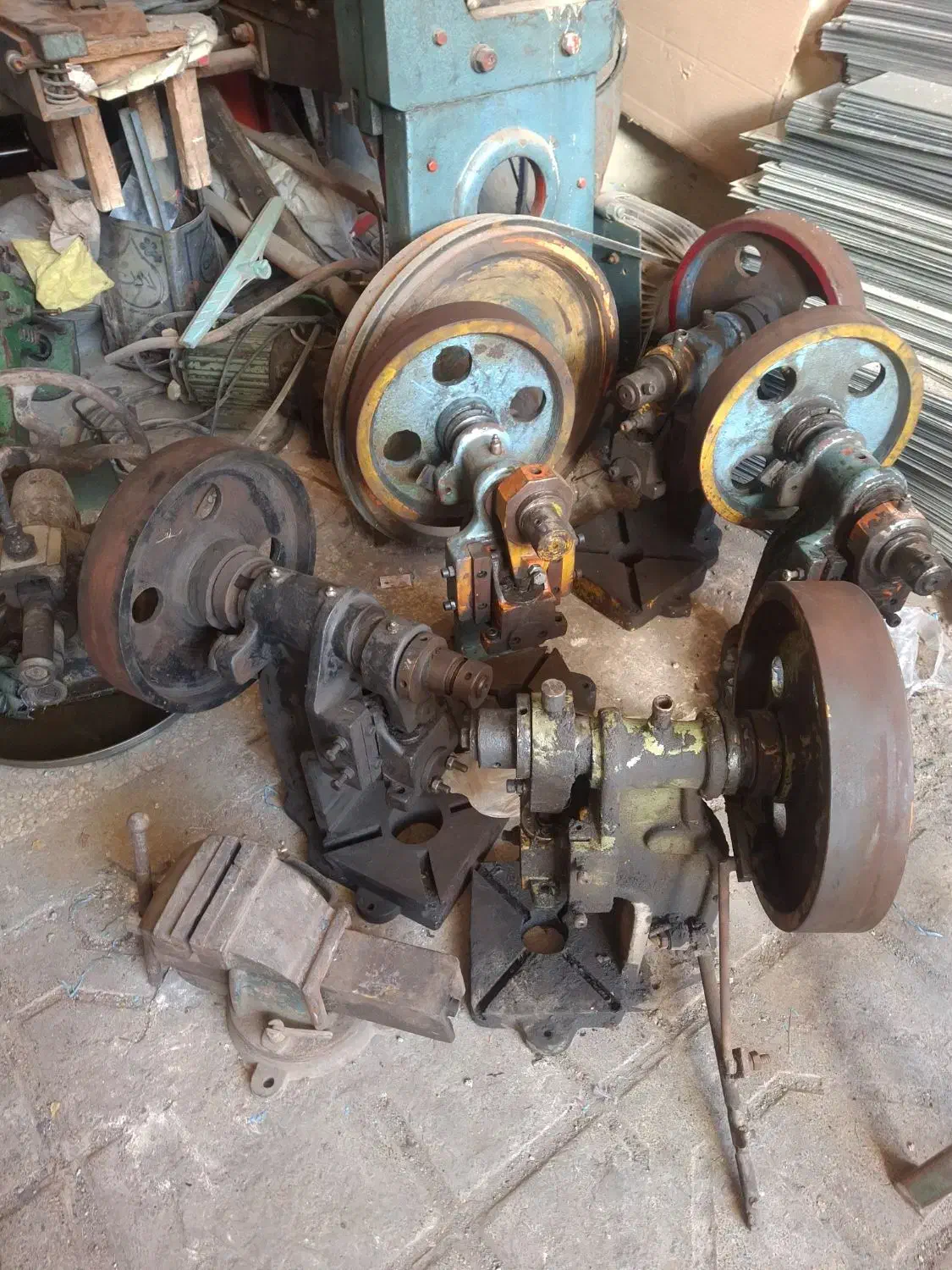 چرخ حلبی سازی نورد حلبی سازی پرس ۲تن قالب درز|ماشین‌آلات صنعتی|مشهد, کوی دروی|دیوار