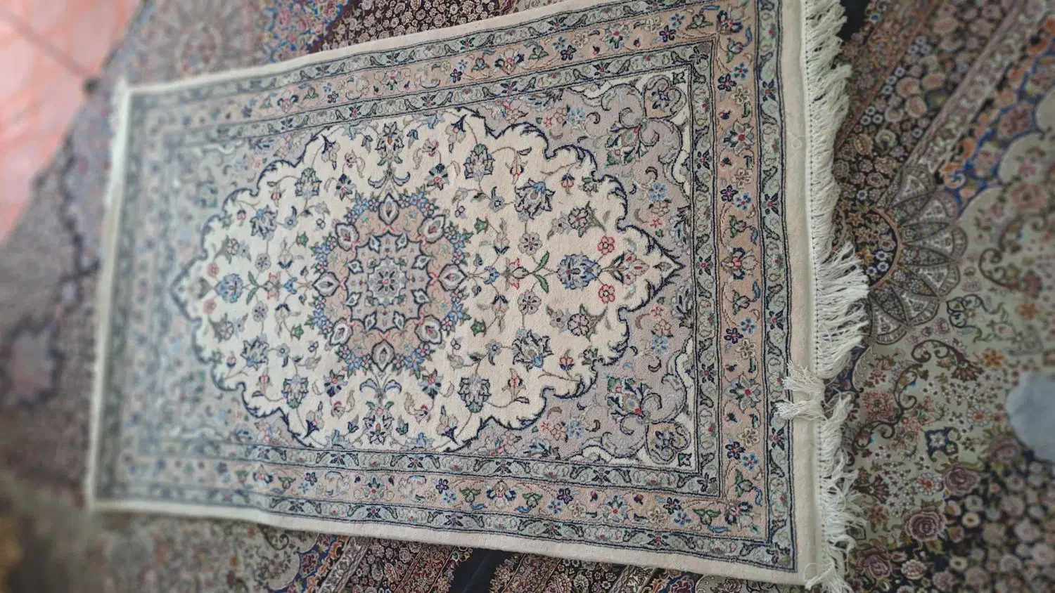 قالی دست باف|فرش|رفسنجان, |دیوار