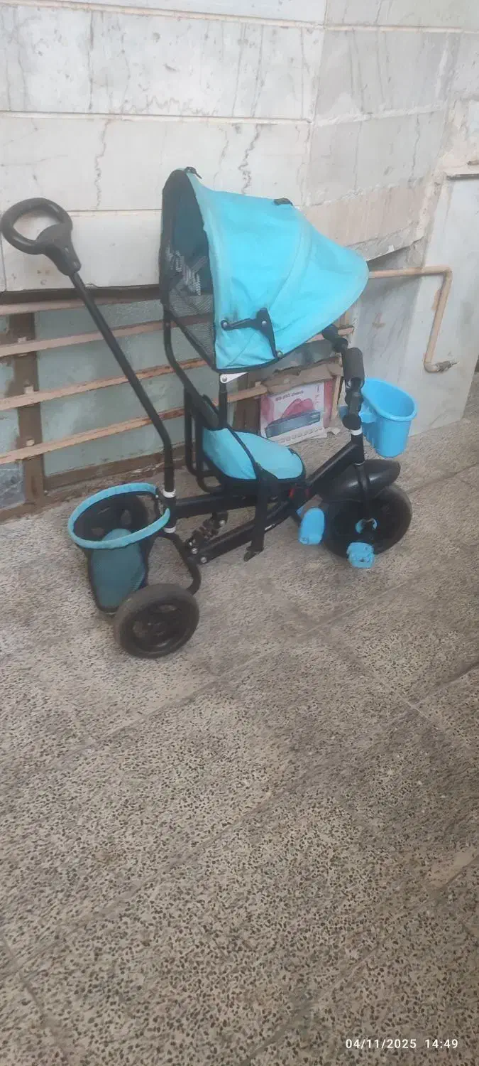 سه چرخ دلیجان کودک|دوچرخه، اسکیت، اسکوتر|قدس, شهر‌قدس|دیوار