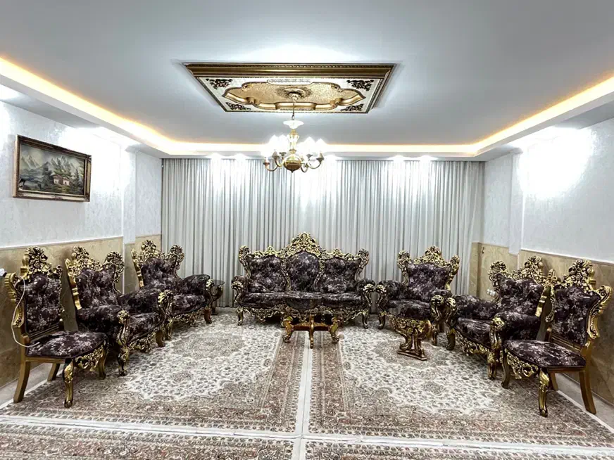 مبلمان 9 نفره|مبلمان خانگی و میز عسلی|الوند, |دیوار