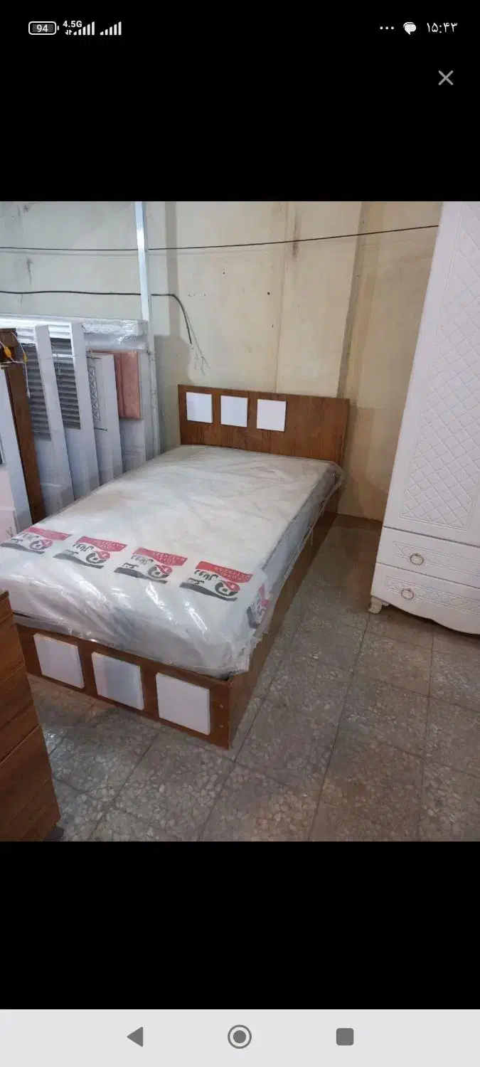 تخت دونفره با دو عدد کفی فقط۴۹۰۰۰۰۰|تخت و سرویس خواب|لردگان, |دیوار