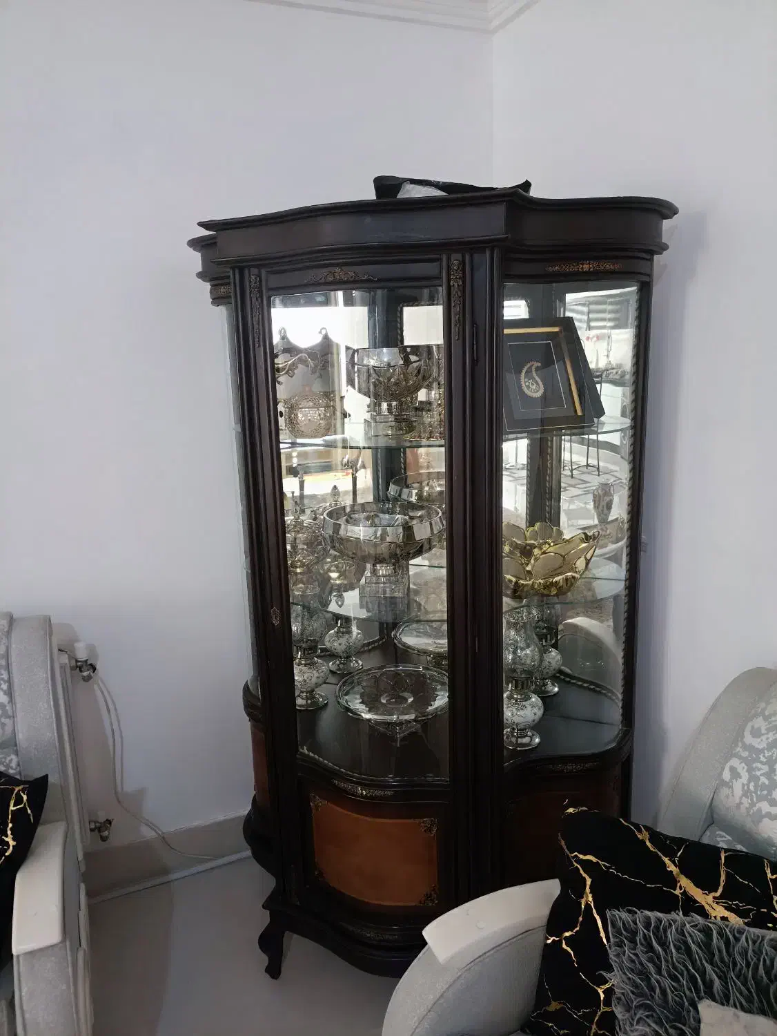 بوفه چوبی|بوفه، ویترین، کنسول|گرگان, |دیوار