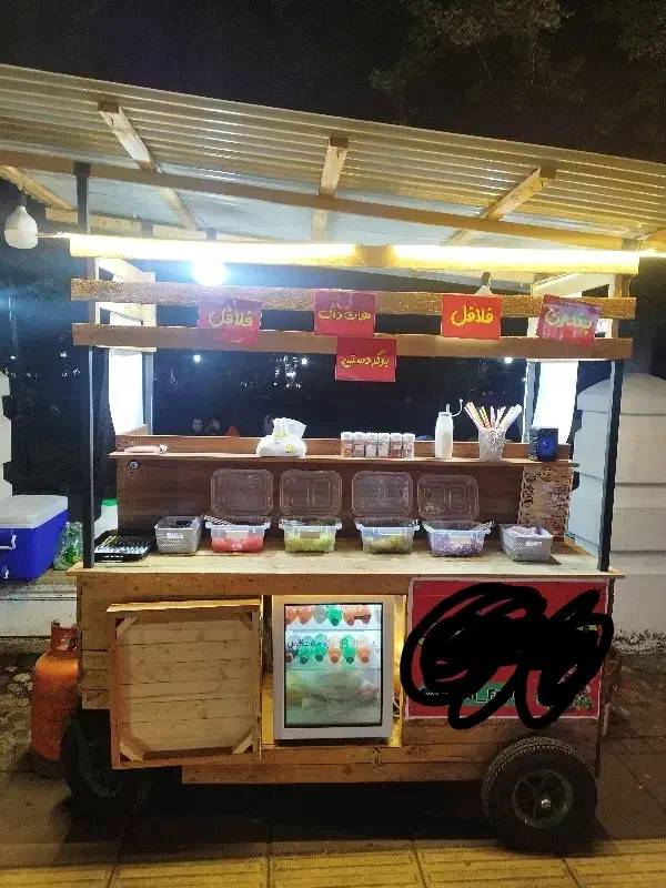 فروش گاری فست فود|فروشگاه و مغازه|رشت, بازار|دیوار