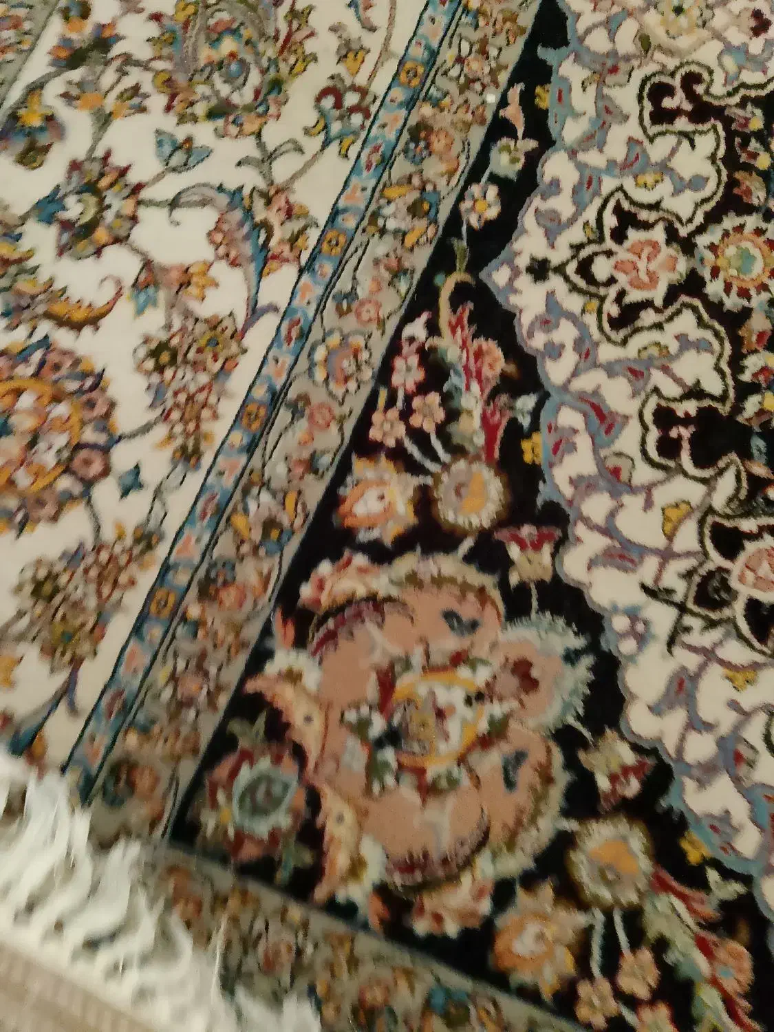 فرش ماشینی 6 متری و۲سه متری1200 شانه دست بافتگونه|فرش|پردیس, فاز ۱۱|دیوار