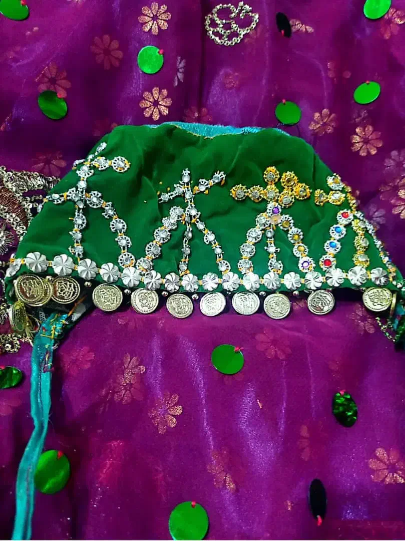 لباس محلی بچگانه نو، رنگ بنفش|لباس|اهواز, شهرک دانشگاه|دیوار