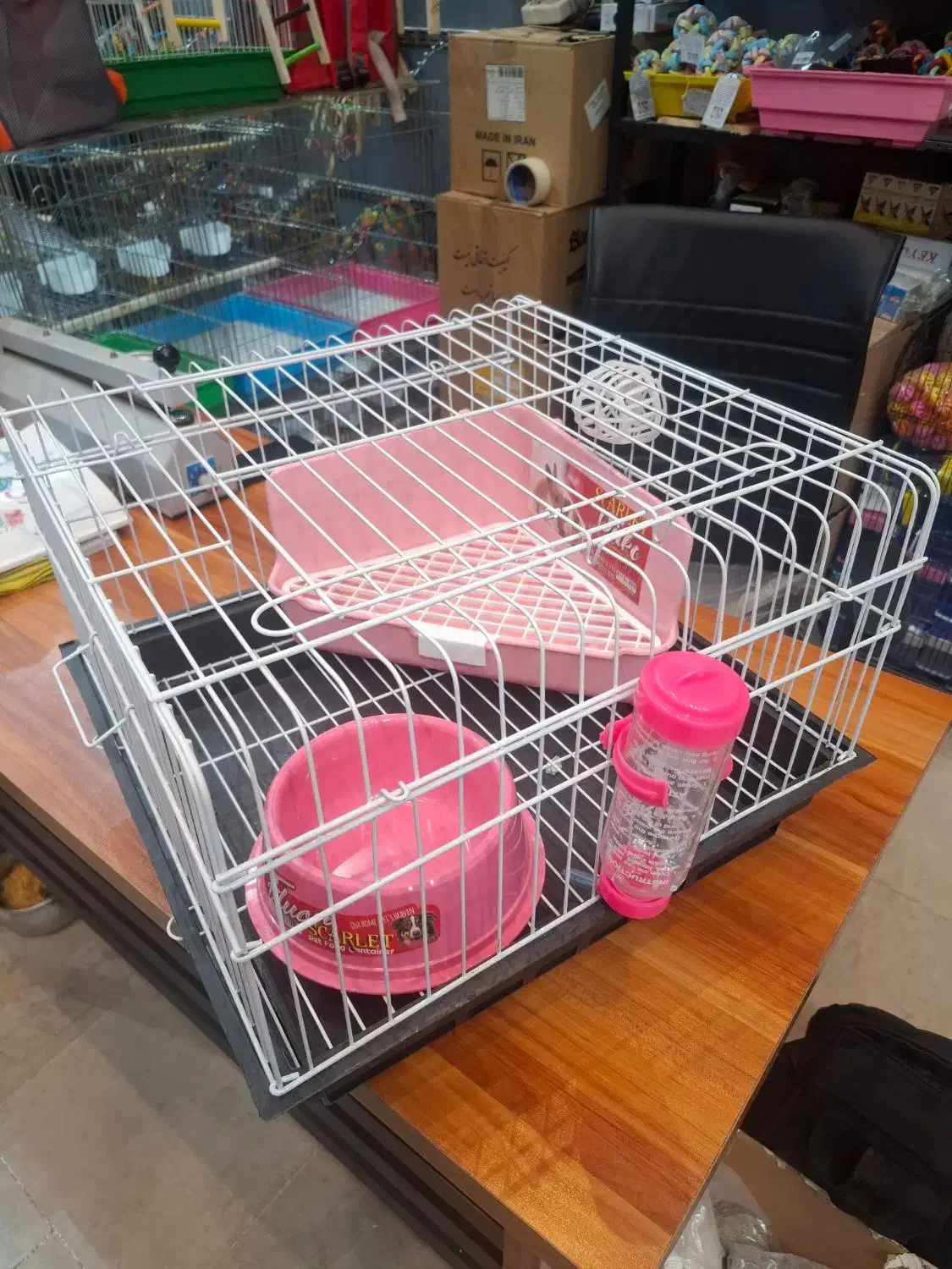قفس خرگوش و خوکچه هندی یا حیوانات کوچک|لوازم جانبی حیوانات|قم, حکمت شمالی|دیوار