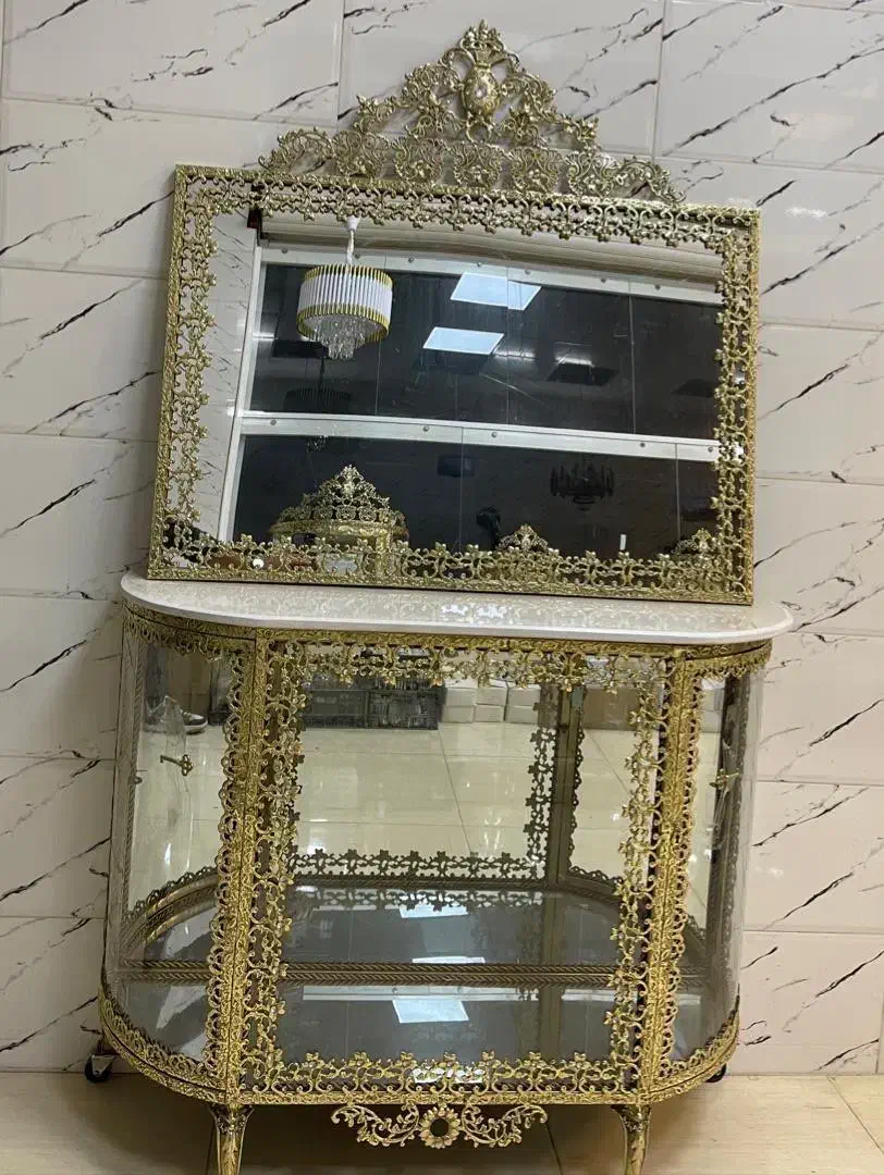 میزتلویزیون وکنسول برنز|بوفه، ویترین، کنسول|یزد, |دیوار