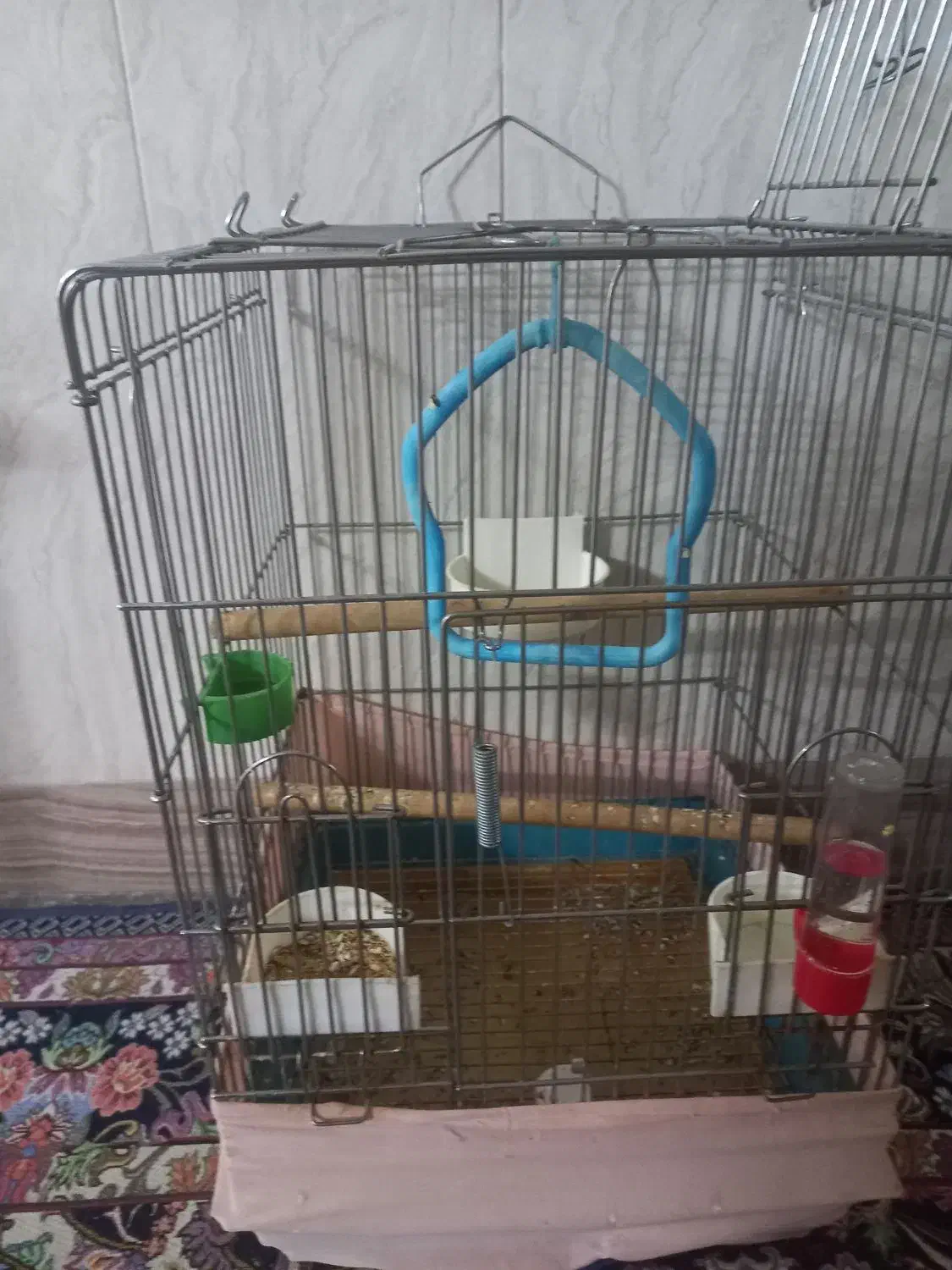 قفس بزرگ با وسایل|لوازم جانبی حیوانات|قنوات, |دیوار