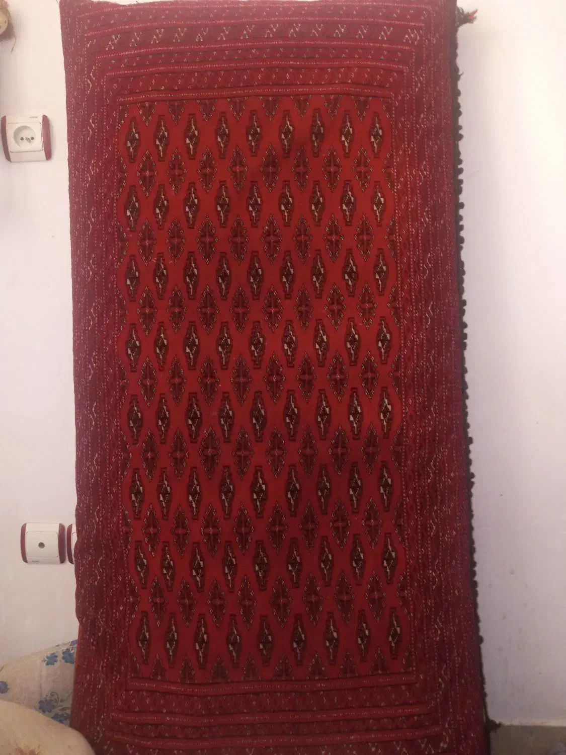 پشتی ترکمن دستبافت فول سایز|پشتی|زاهدان, |دیوار