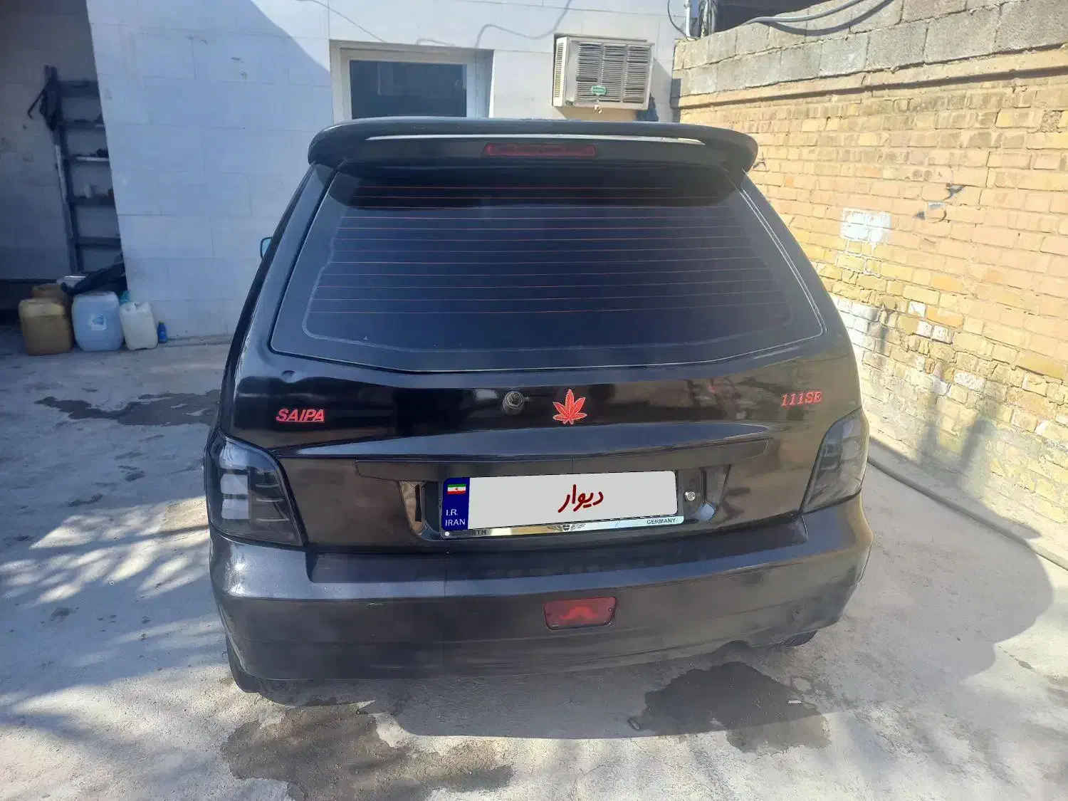 ۱۱۱ مشکی مدل نود اسپرت|خودرو سواری و وانت|بندر ماهشهر, |دیوار