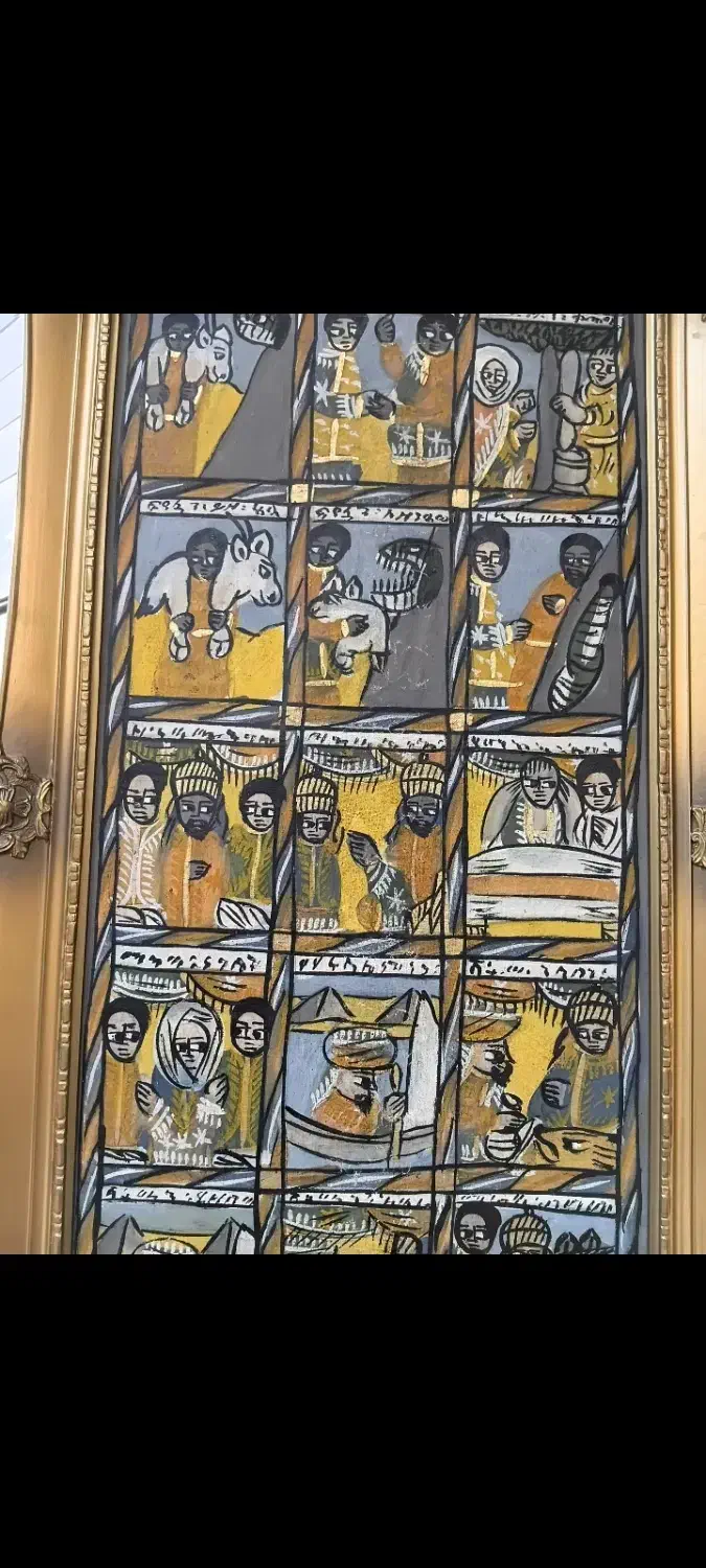 تابلو نقاشی آنتیک. حبشی عتیقه|کلکسیون اشیاء عتیقه|تهران, ایوانک|دیوار