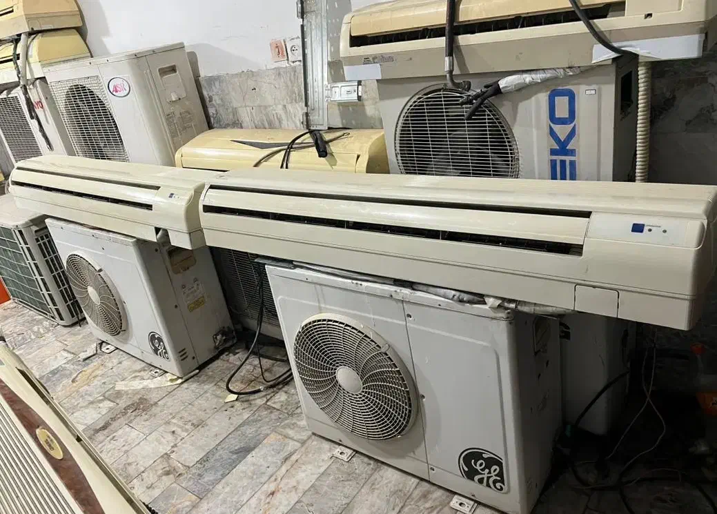 تعدادی اسپیلت کم کارکرد و سالم|کولر گازی و فن‌کوئل|بم, |دیوار