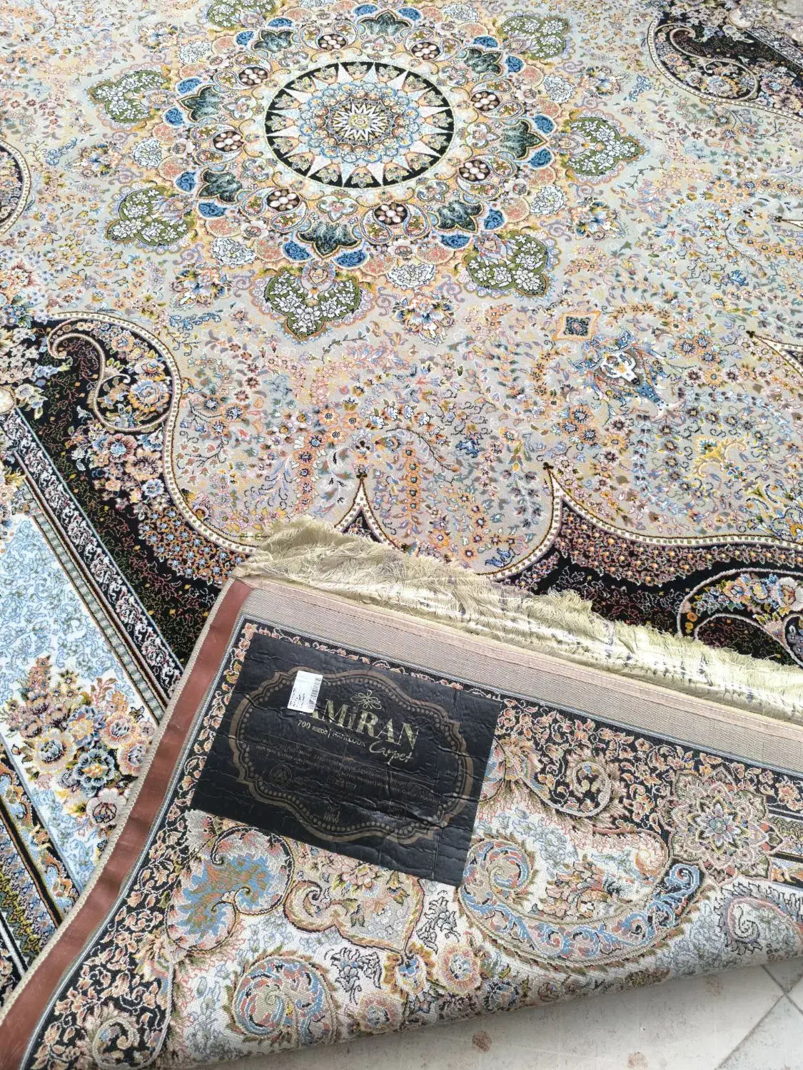 دوتخته فرش دونیم سو نیم 700شانه2550بدون ایراد|فرش|بوکان, |دیوار