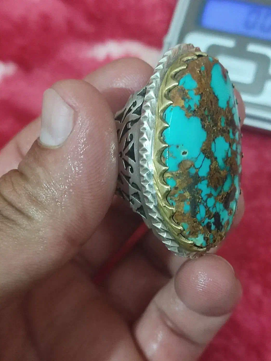 انگشتر فیروز نیشابور|جواهرات|اشکذر, |دیوار