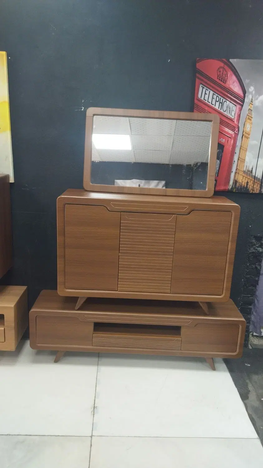 tv wood|میز تلویزیون|تهران, شهید رجایی|دیوار