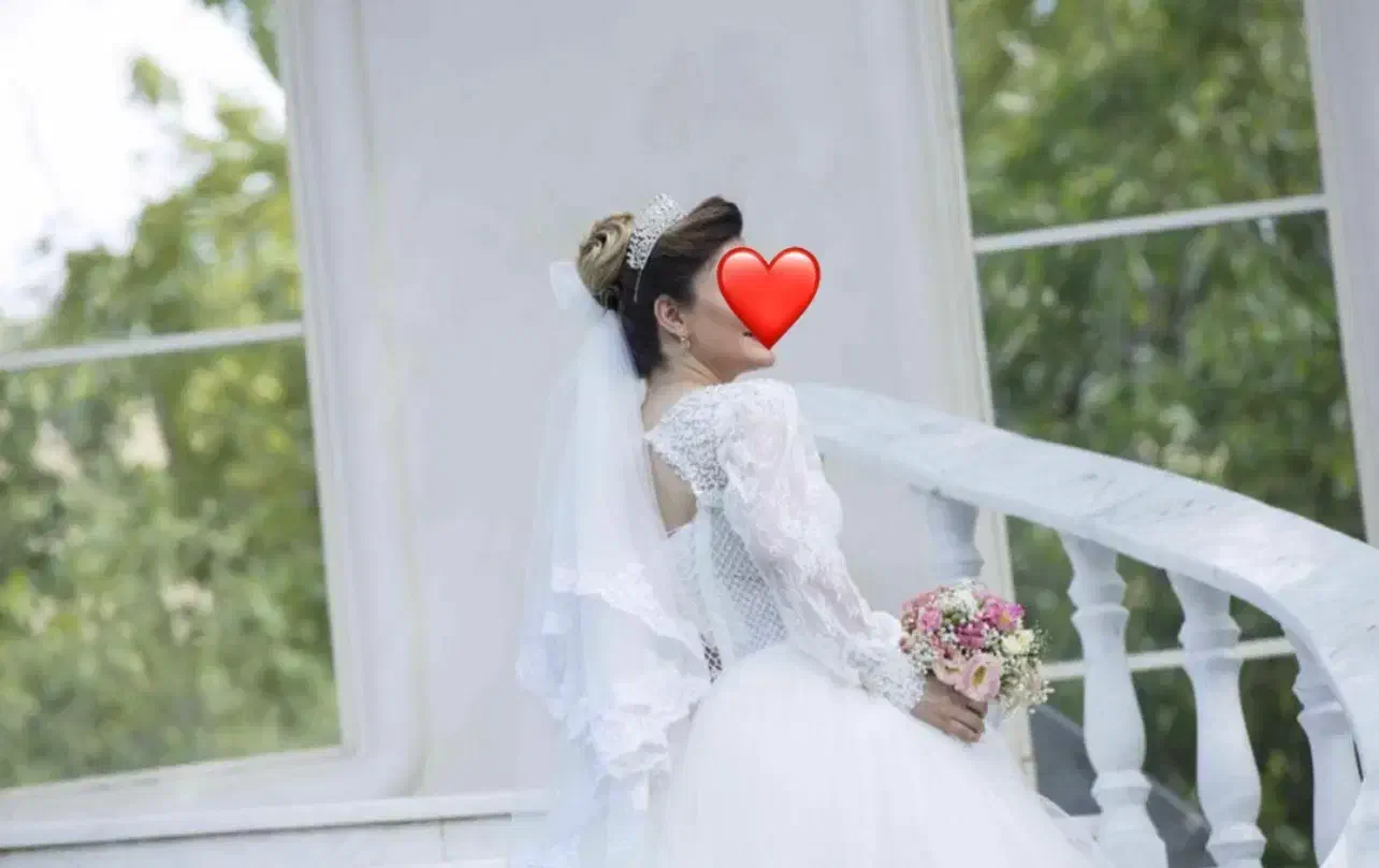 لباس عروس ترک مزونی یکباراستفاده شده|لباس|شیراز, عفیفآباد|دیوار