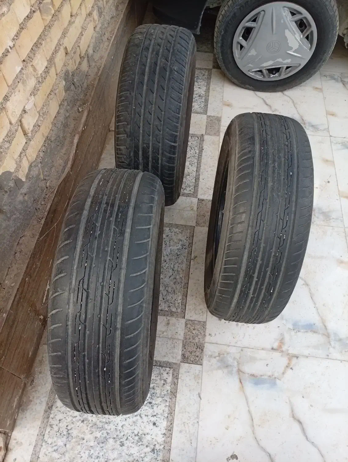 سه عدد لاستیک پژو برا فروش|قطعات یدکی و لوازم جانبی|شادگان, |دیوار