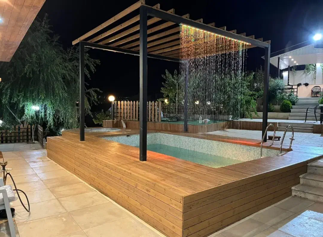 ساخت انواع کلبه و آلاچیق چوبی،کلبه سوئیسی،نما ترمو|خدمات پیشه و مهارت|باسمنج, |دیوار