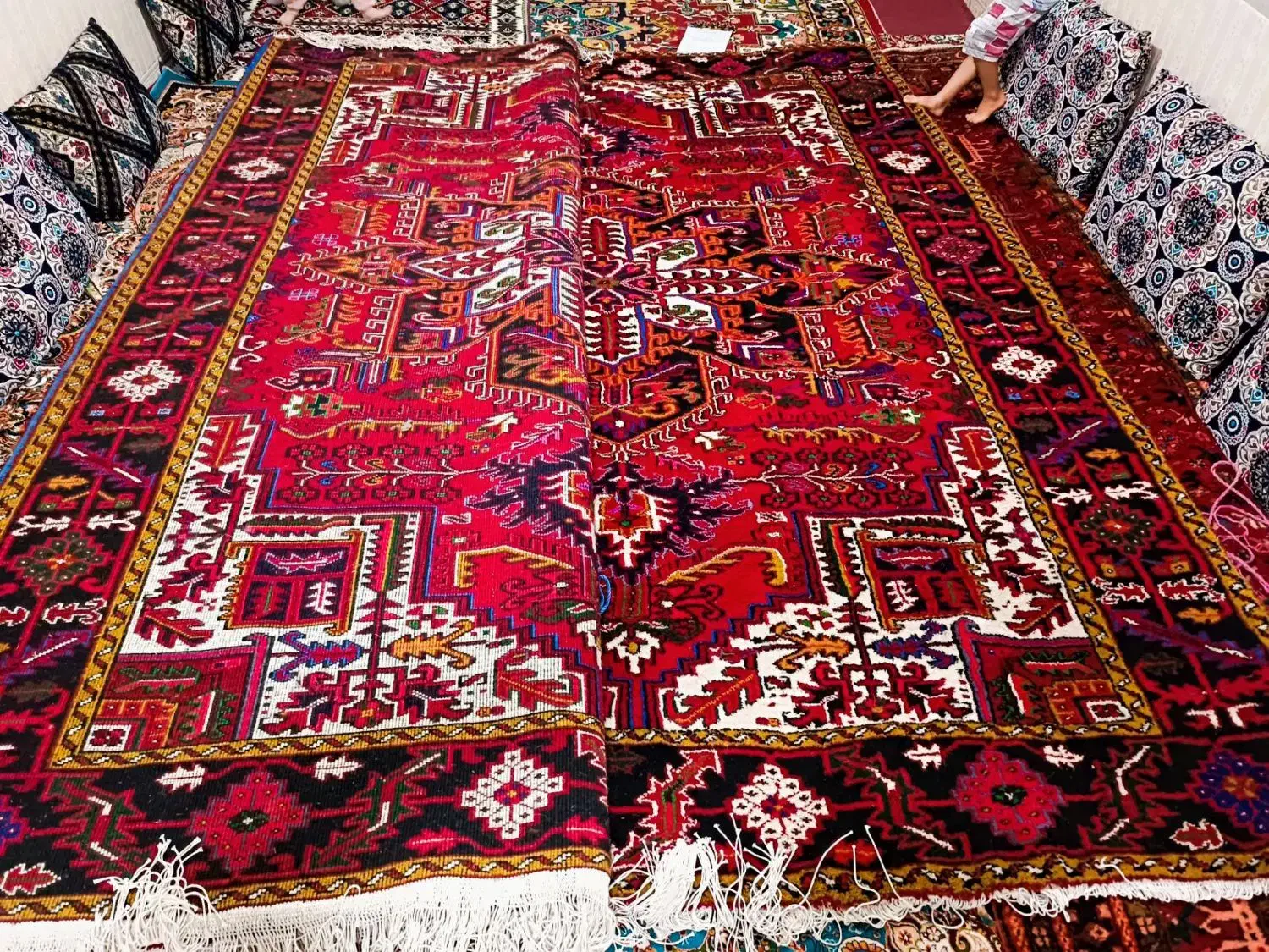 یک جفت|فرش|تبریز, |دیوار