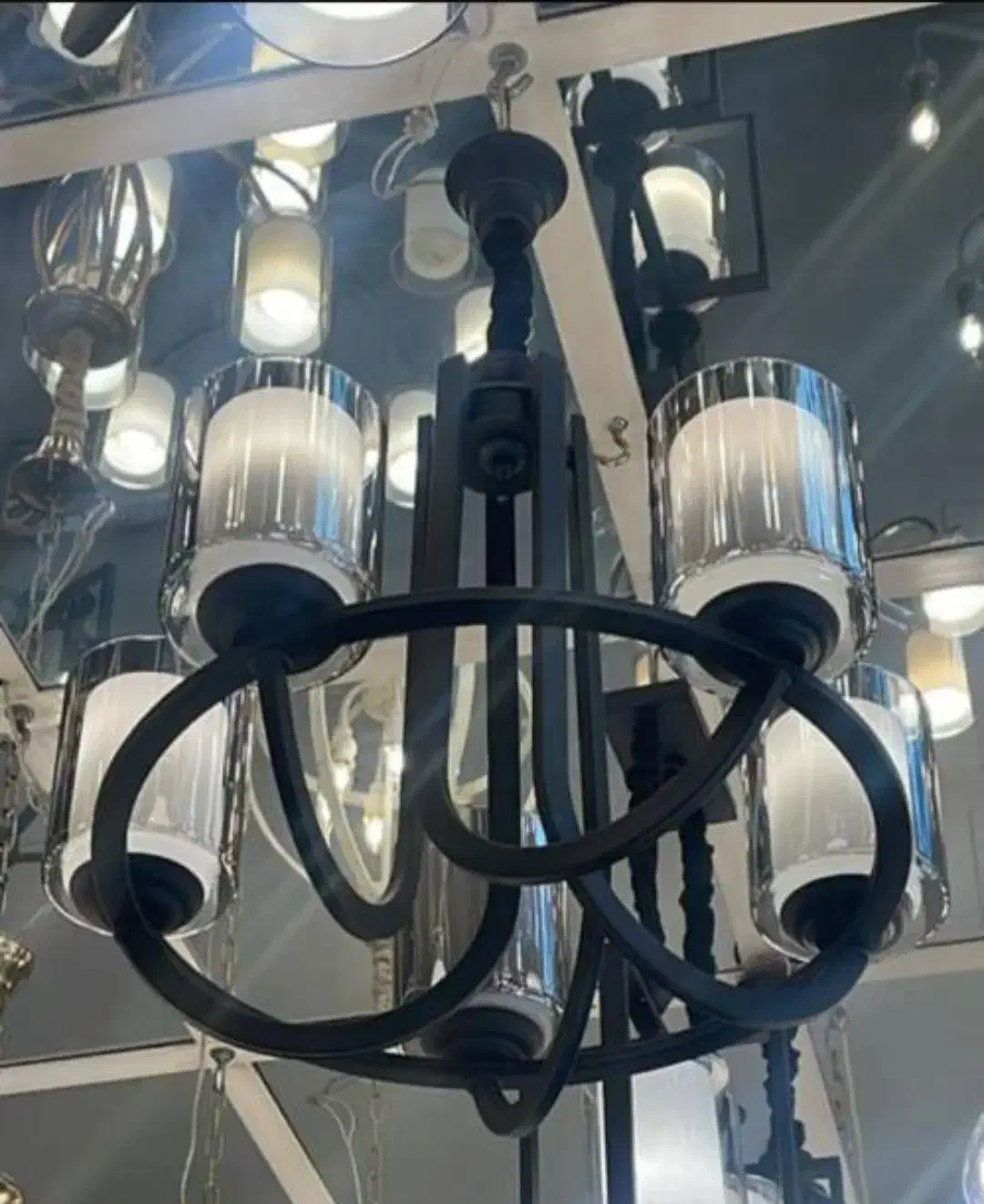 لوستر ۵ شعله|لوستر و چراغ آویز|پاکدشت, شهرک امام رضا|دیوار