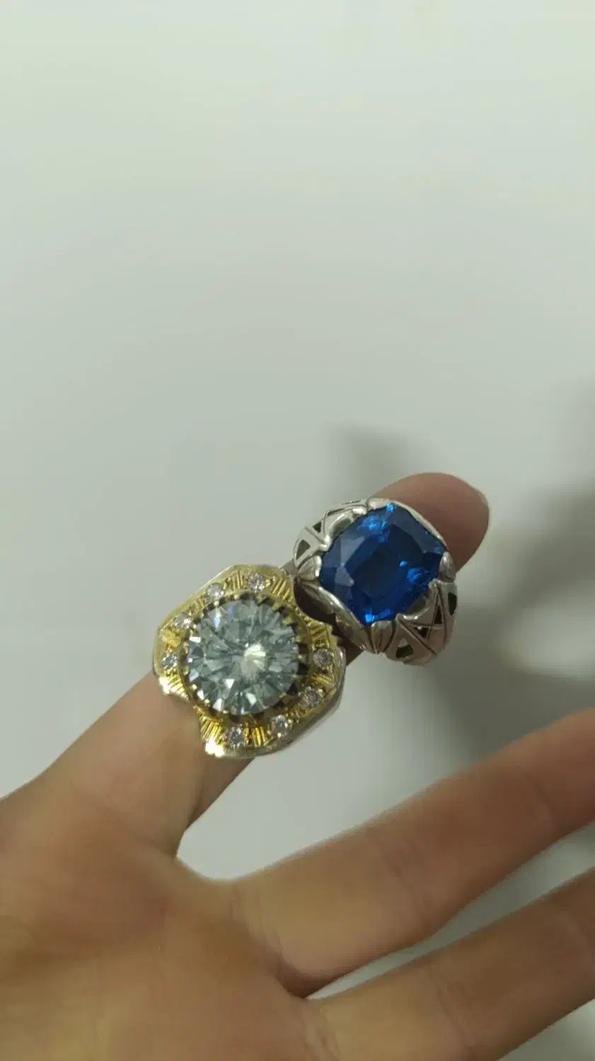 انگشتر موزنایت توپاز|جواهرات|قم, سیدان|دیوار