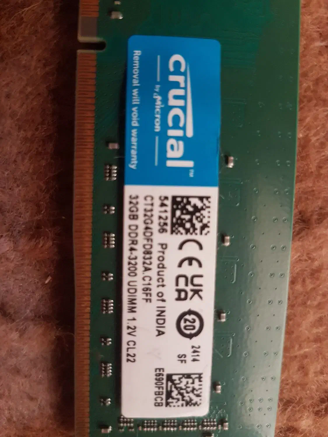 رم کامپیوتر  ۳۲×۲ گیگابایت DDR4 کروشیال و Geil|قطعات و لوازم جانبی رایانه|بجنورد, |دیوار
