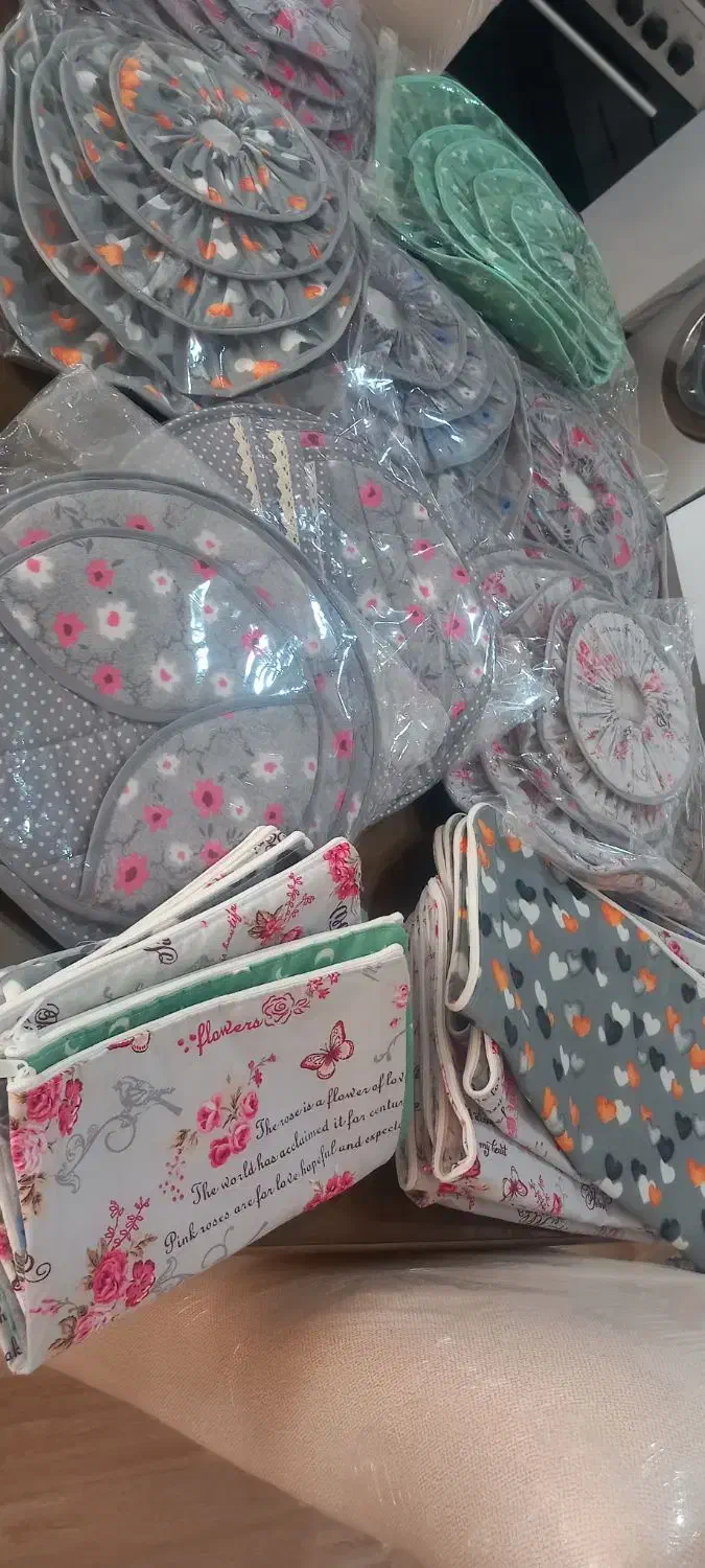 دوخت دمکنی|سفره، حوله، دستمال آشپزخانه|نیشابور, طالقانی|دیوار