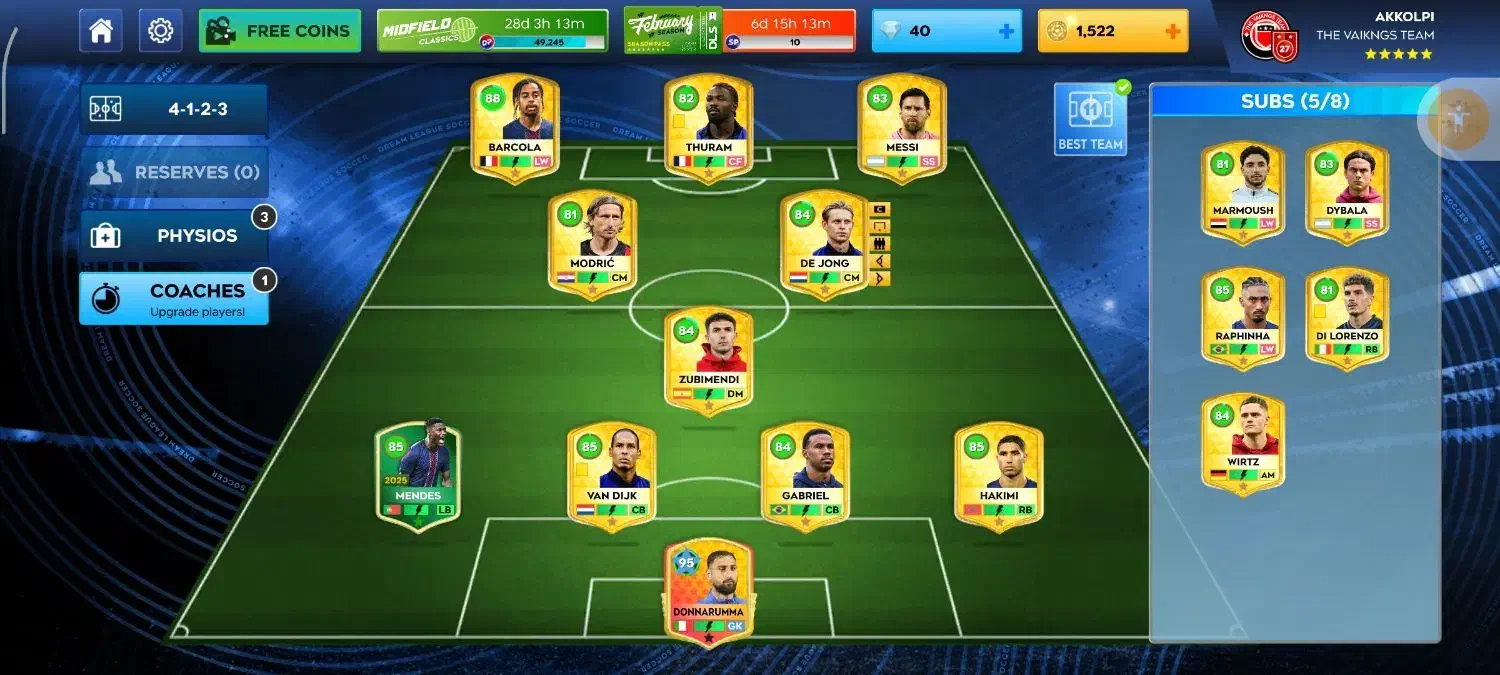 اکانت دریم لیگ|کنسول، بازی ویدئویی و آنلاین|لردگان, |دیوار