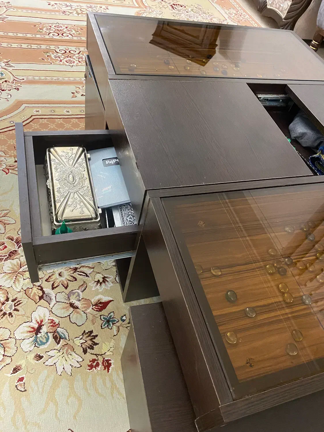 میز جلو مبلی با عسلی|مبلمان خانگی و میز عسلی|قائم‌شهر, |دیوار