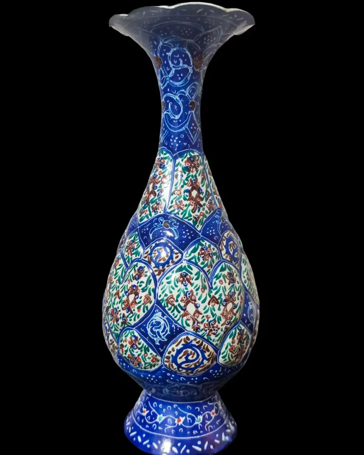 گلدان میناکاری دست‌ساز|صنایع دستی و سایر لوازم تزئینی|کردکوی, |دیوار