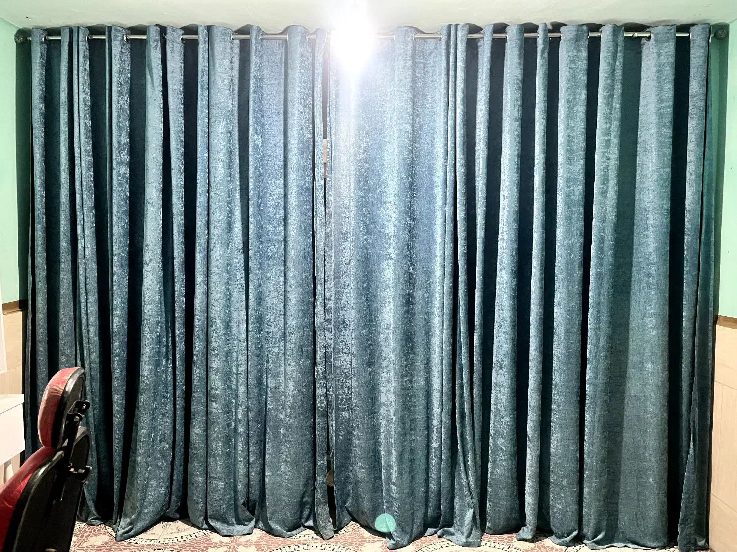 پرده کاملا نو و استفاده نشده|پرده، رانر، رومیزی|چالوس, |دیوار