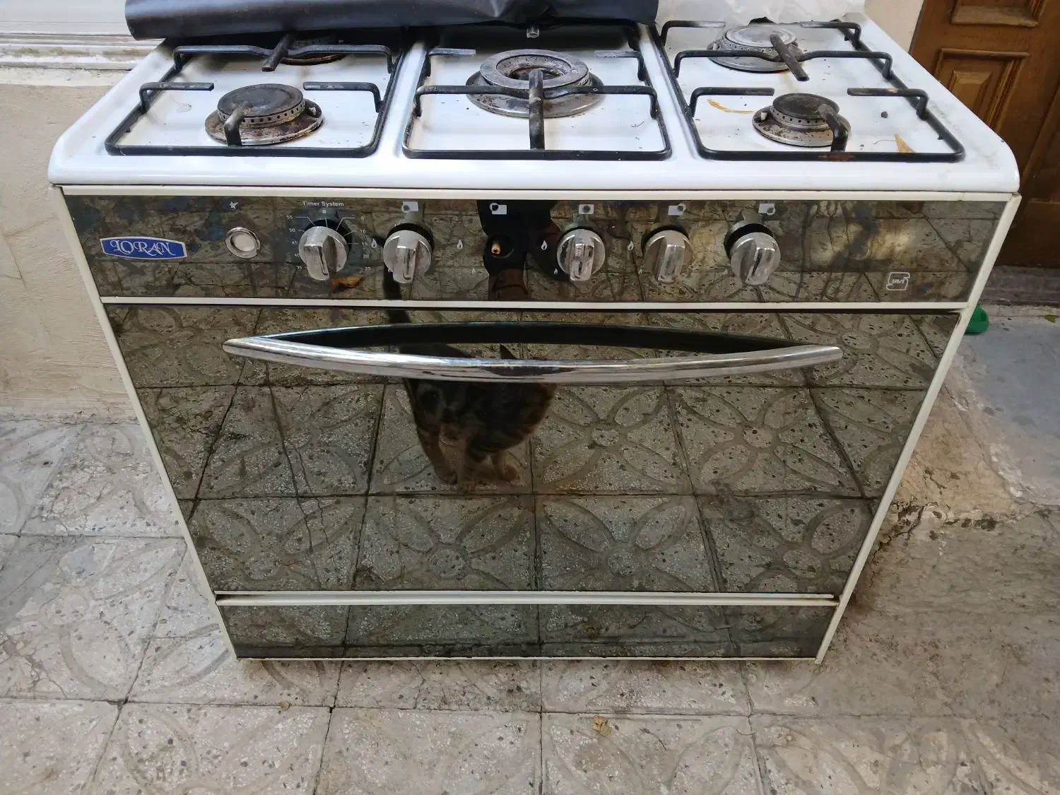 گاز آشپزخانه ۵ شعله و۴ شعله فر دار|اجاق گاز و لوازم برقی پختوپز|اسدآباد, |دیوار