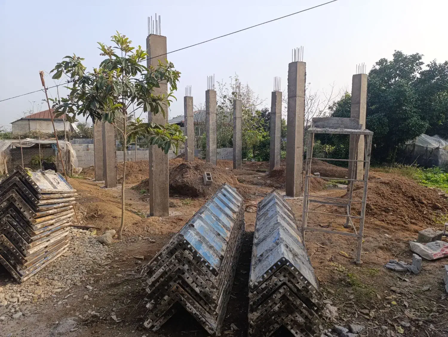 آرماتوربندی وقالببندی ساختمان و...|خدمات پیشه و مهارت|فومن, |دیوار