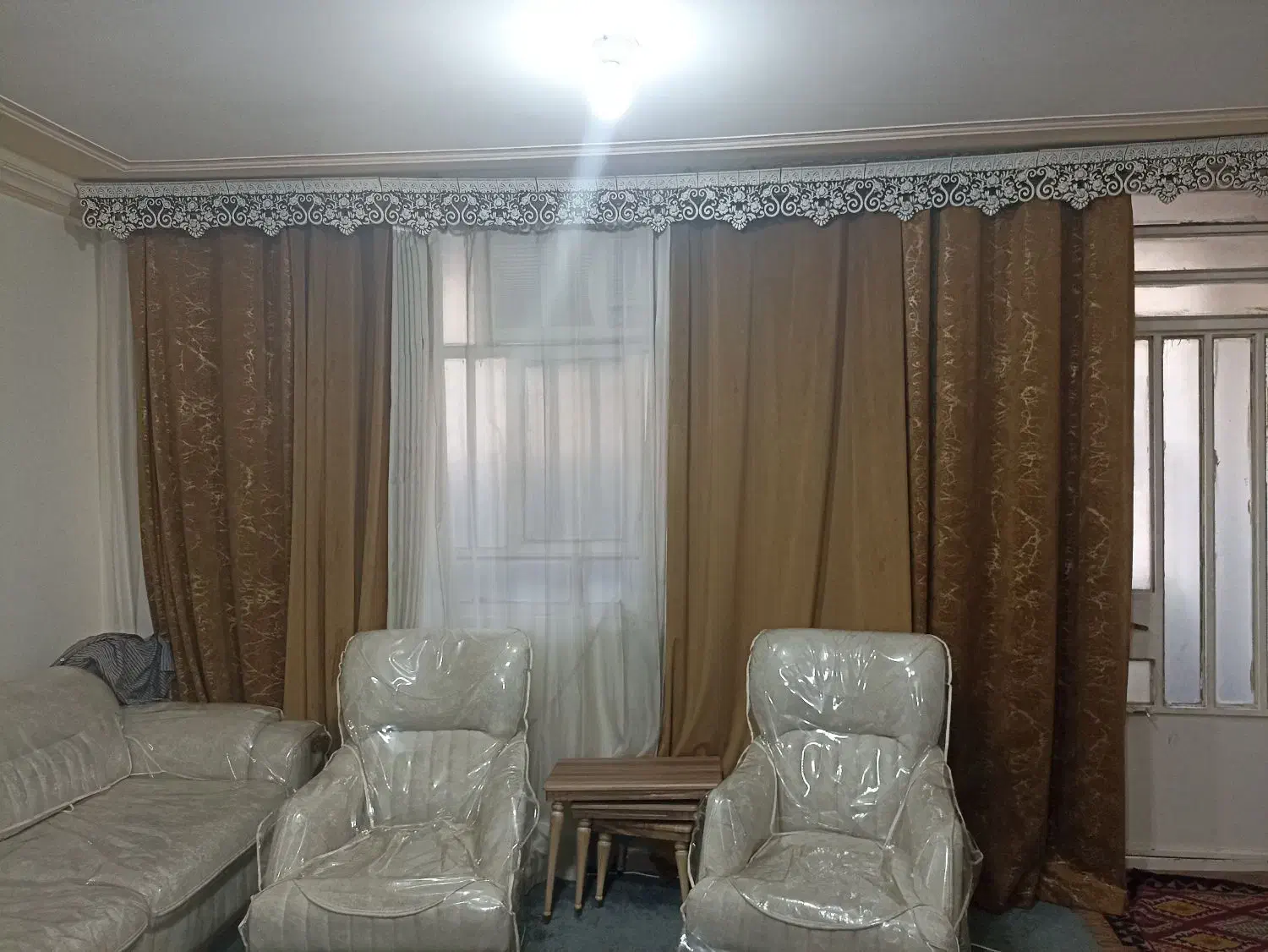 پرده پذیرایی|پرده، رانر، رومیزی|اهواز, سپیدار|دیوار