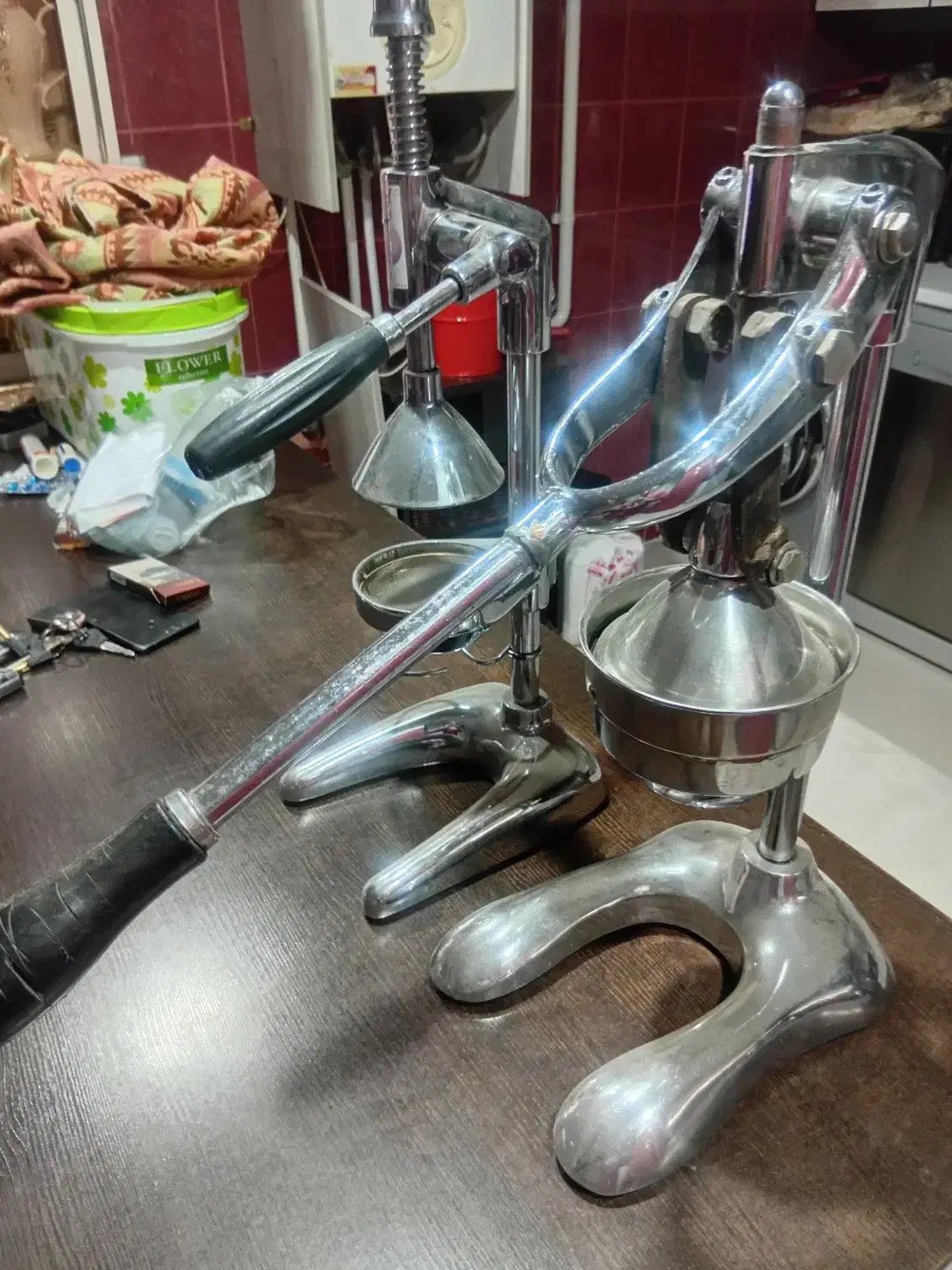 آب انار وپرتغال ونارنج گیر قدیمی تمام استیل|آبمیوهگیر و آبمرکباتگیر|اندیشه, شهرک مریم|دیوار