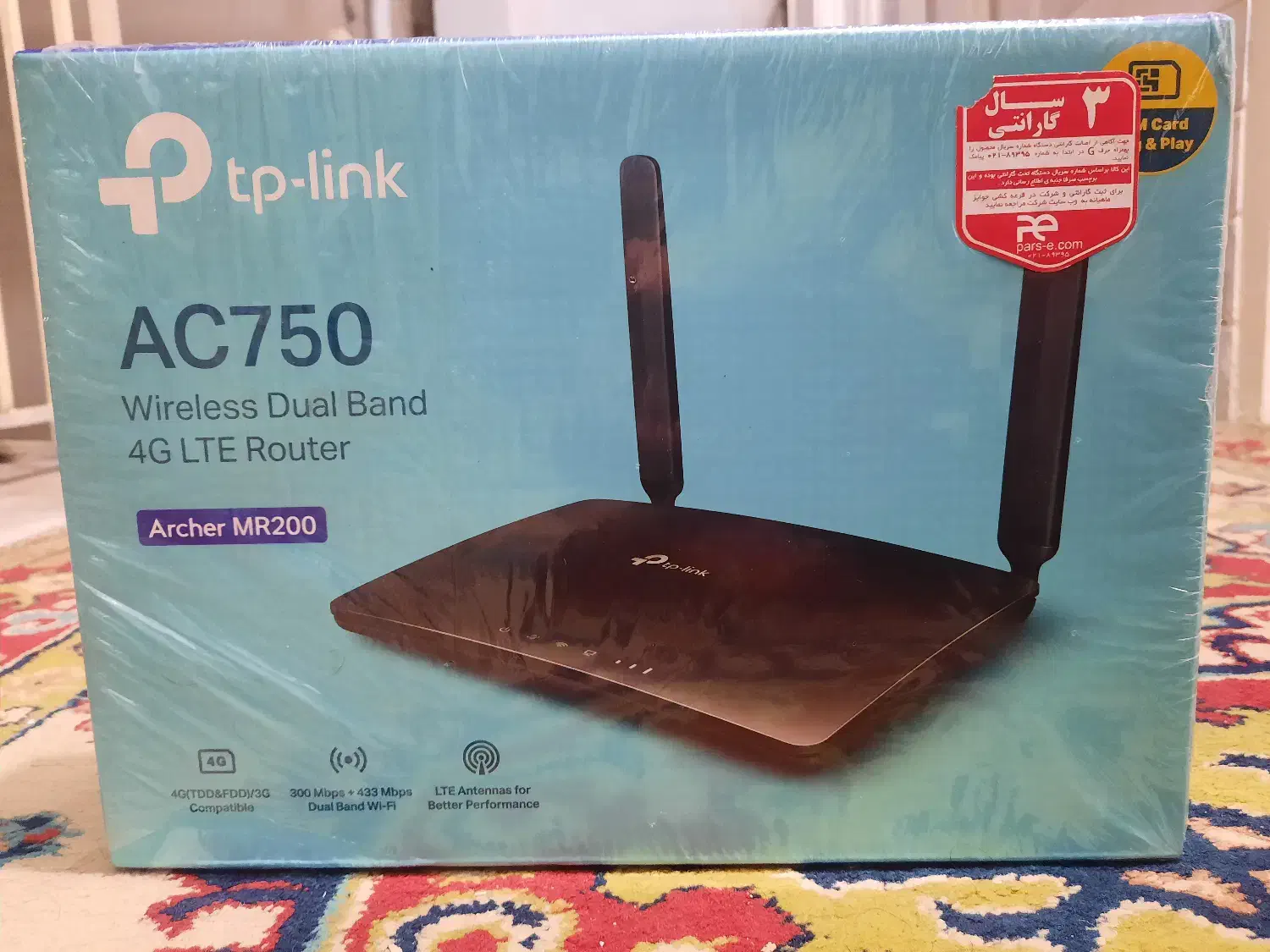 مودم روتر بی سیم 4G تی پی لینک Archer MR200/AC750|مودم و تجهیزات شبکه|شهریار, شهریار|دیوار