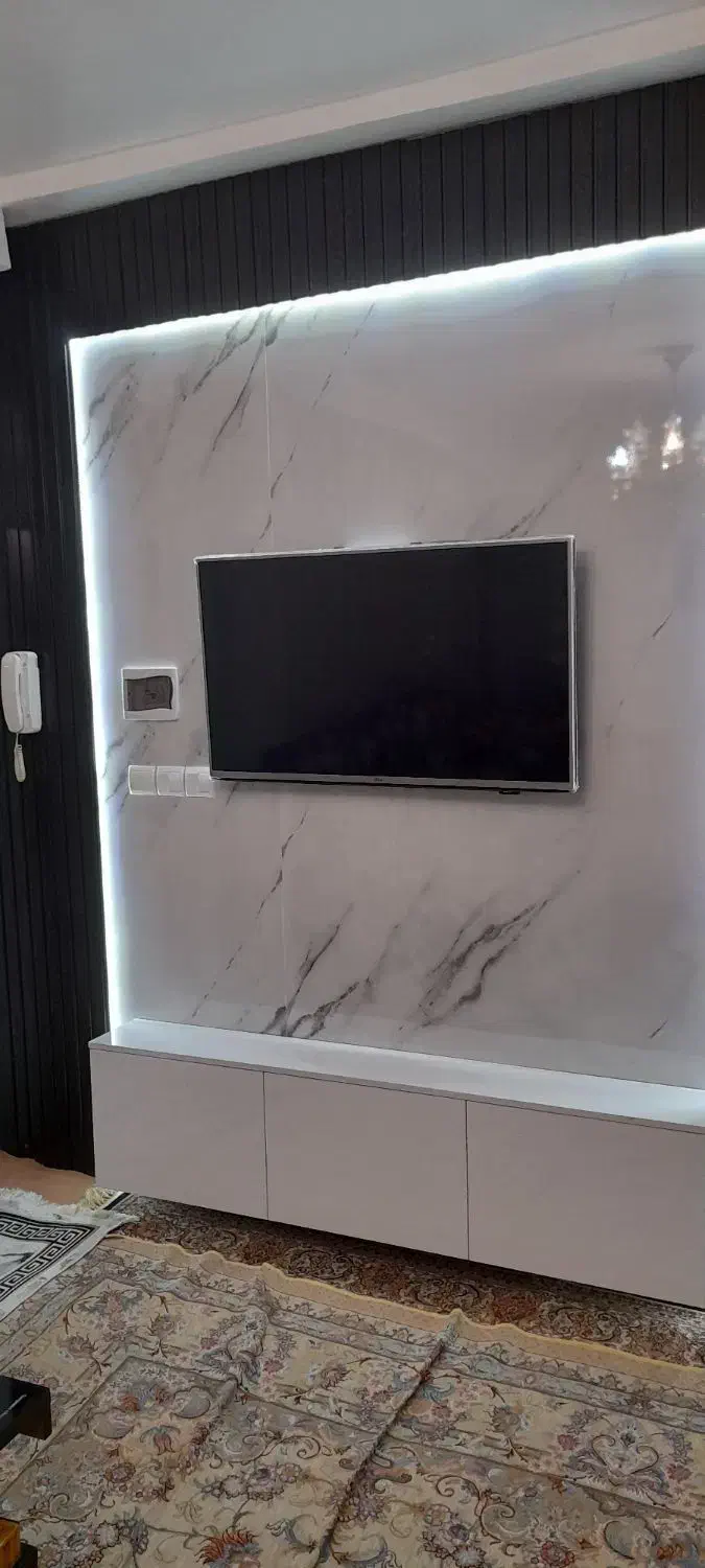 سیم کشی و دکوراسیون داخلی منزل تی وی باکس|خدمات پیشه و مهارت|تبریز, |دیوار