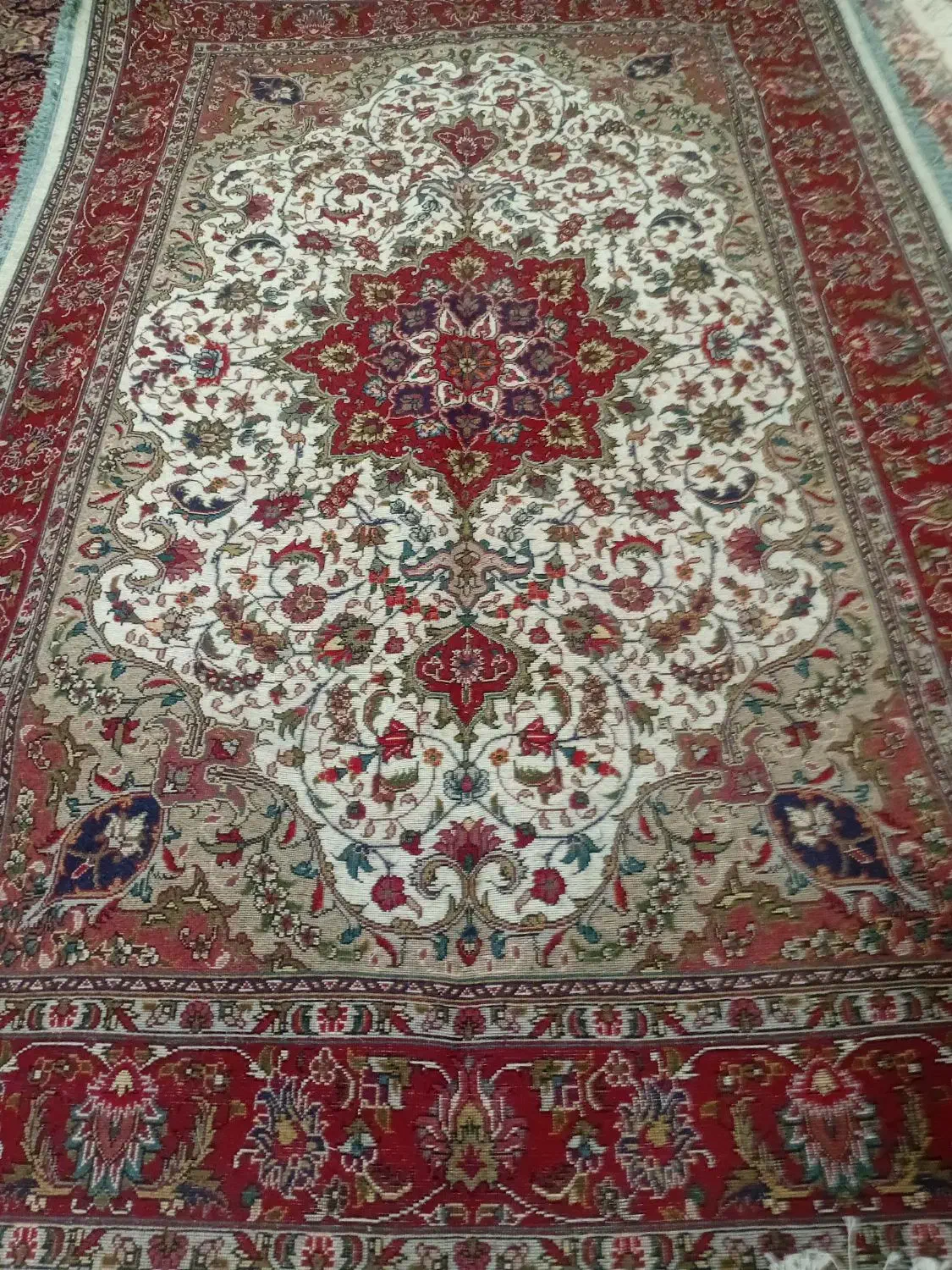 پرده.رج.۲۵.|فرش|تبریز, |دیوار