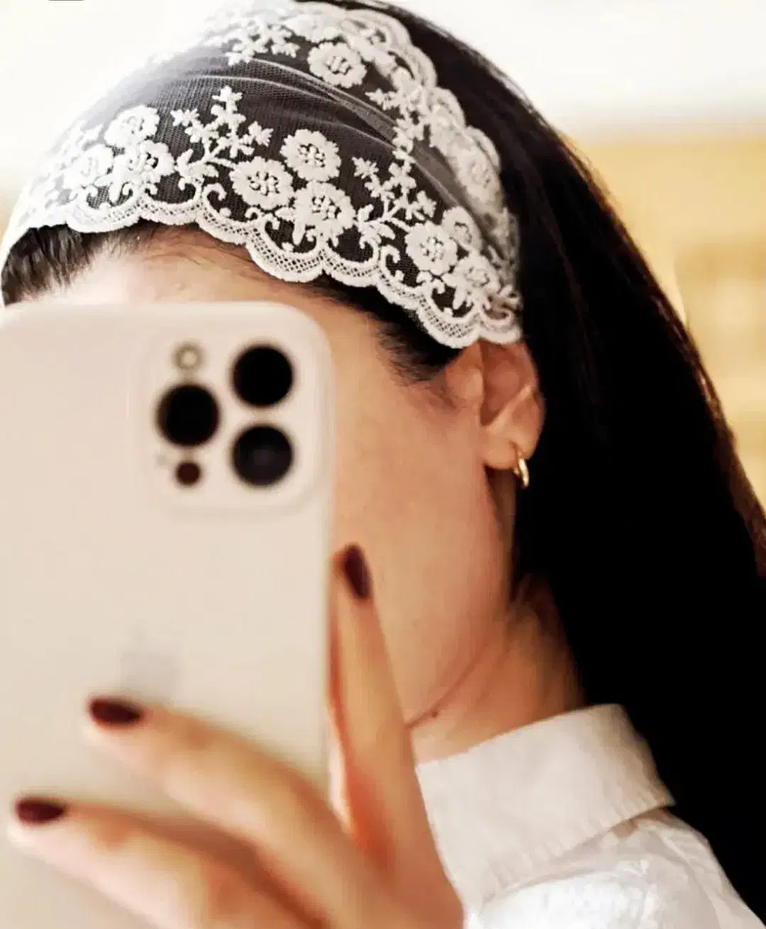 هدبند گیپوری ترند خانومانه|لباس|کبودرآهنگ, |دیوار