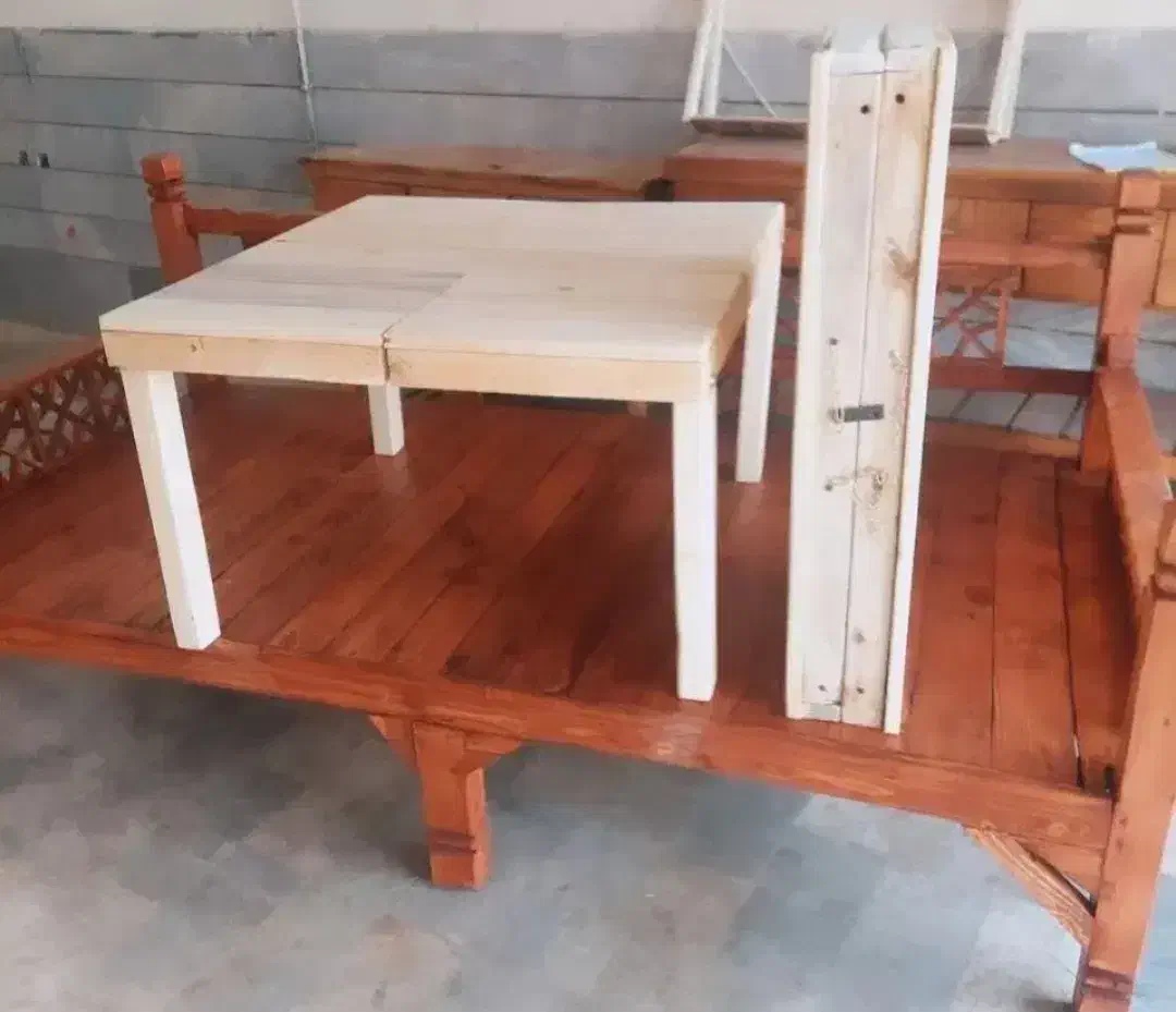 کرسی چوبی زنجیری سفارشی با کنده زبانه دقیق فول|بخاری، هیتر، شومینه|تهران, شهید رجایی|دیوار