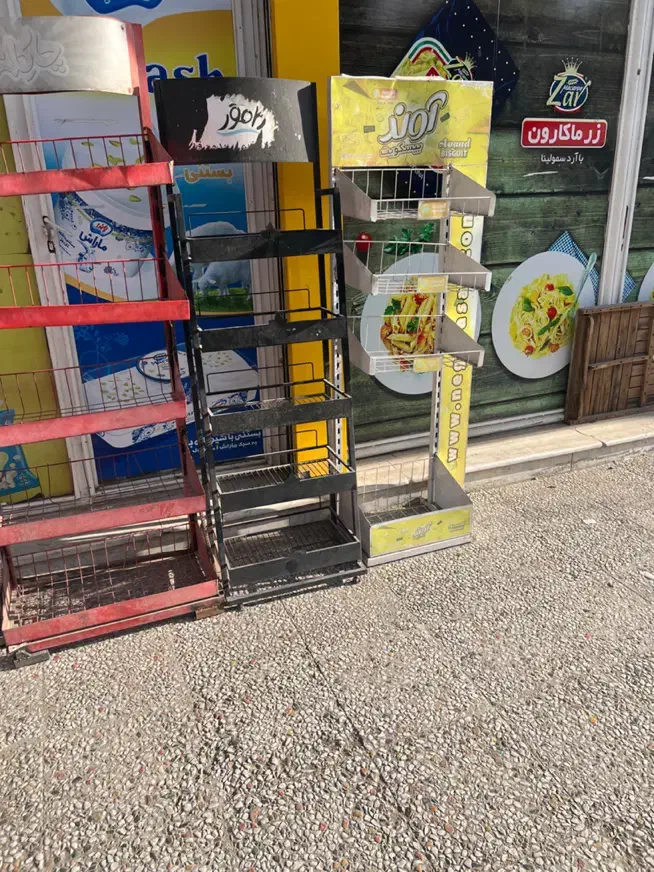 چهار عدد قفسه جای پفک ‌پاستیل|فروشگاه و مغازه|کرمانشاه, |دیوار