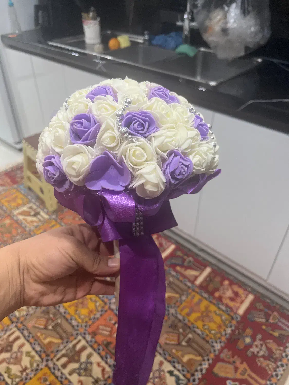 دسته گل عروس|گل مصنوعی|آبادان, |دیوار