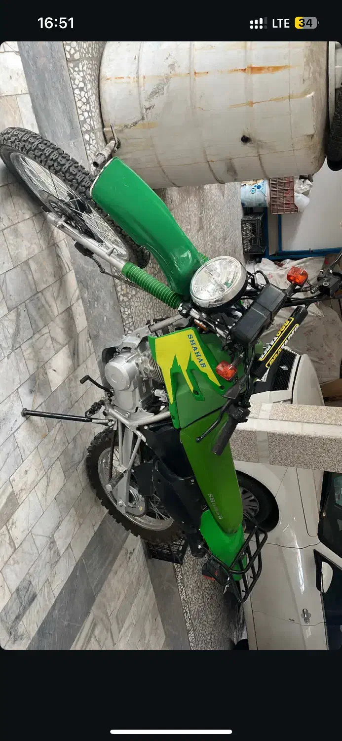 موتور تریل شهاب ۱۵۰ تازه ابندی|موتورسیکلت|ساری, |دیوار