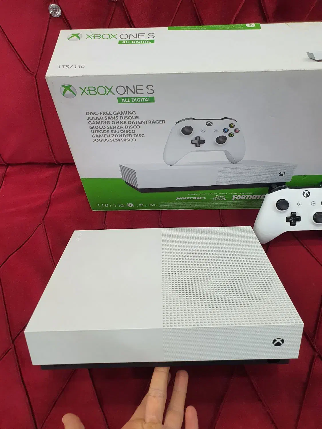 Xbox one s 1tb تک دسته  دیجیتال فول گیم نو نو|کنسول، بازی ویدئویی و آنلاین|کرج, خرمدشت|دیوار