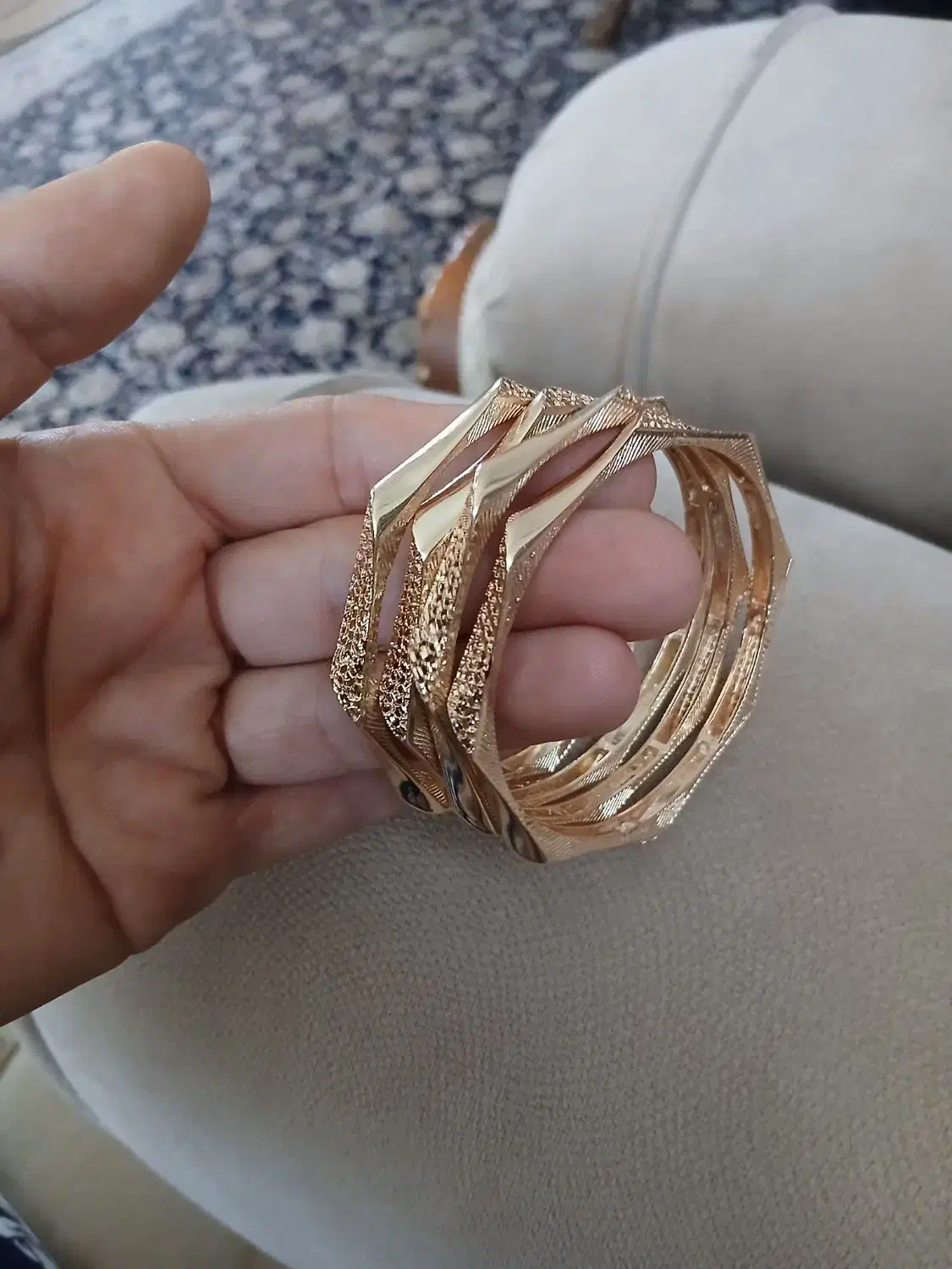 النگو طلا روس رنگ ثابت|بدلیجات|همدان, |دیوار